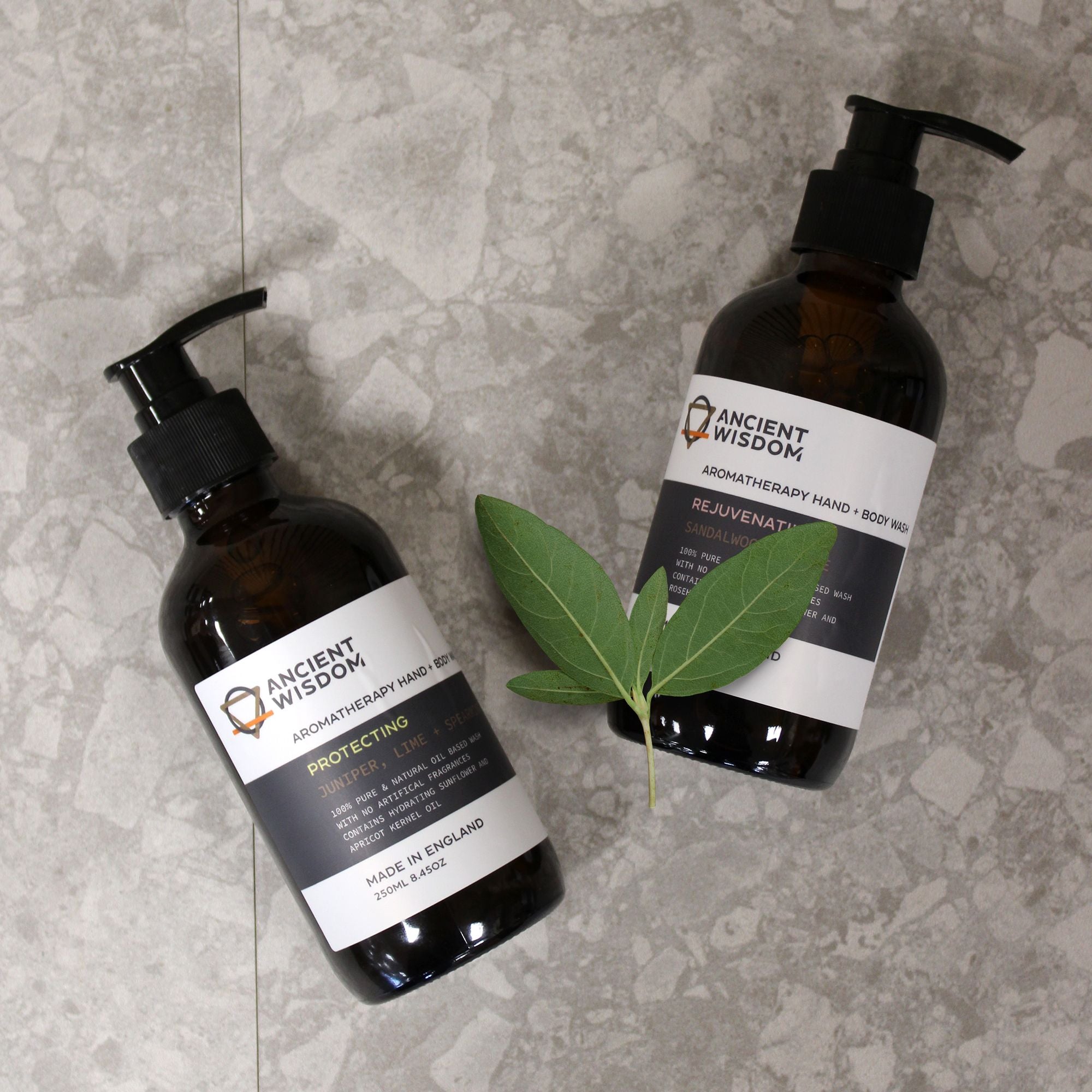 Gel de Banho de Mãos e Corpo - Salva-Esclareia e Lavanda - 250 ml
