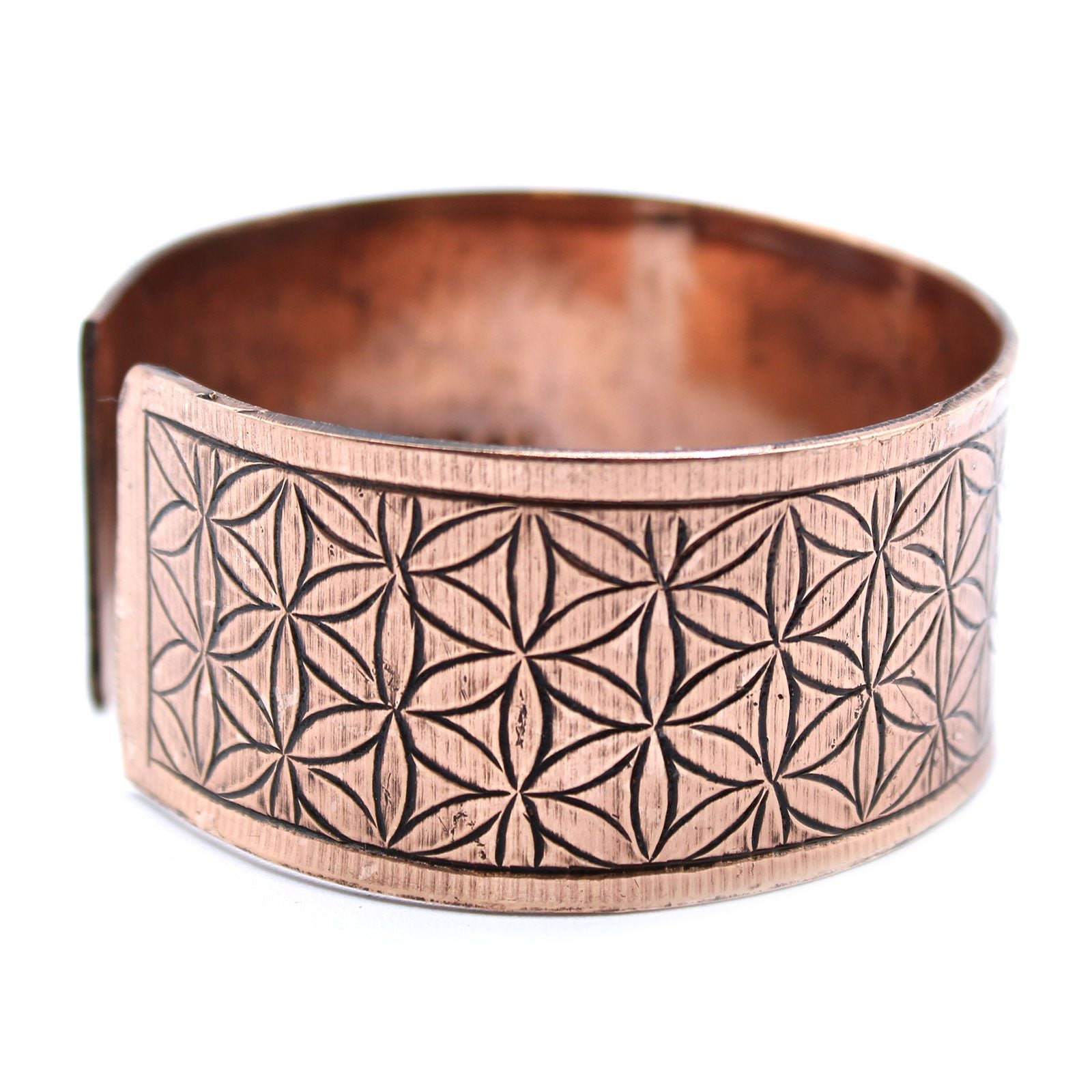 Tibetan Copper Bracelet – Flower of Life