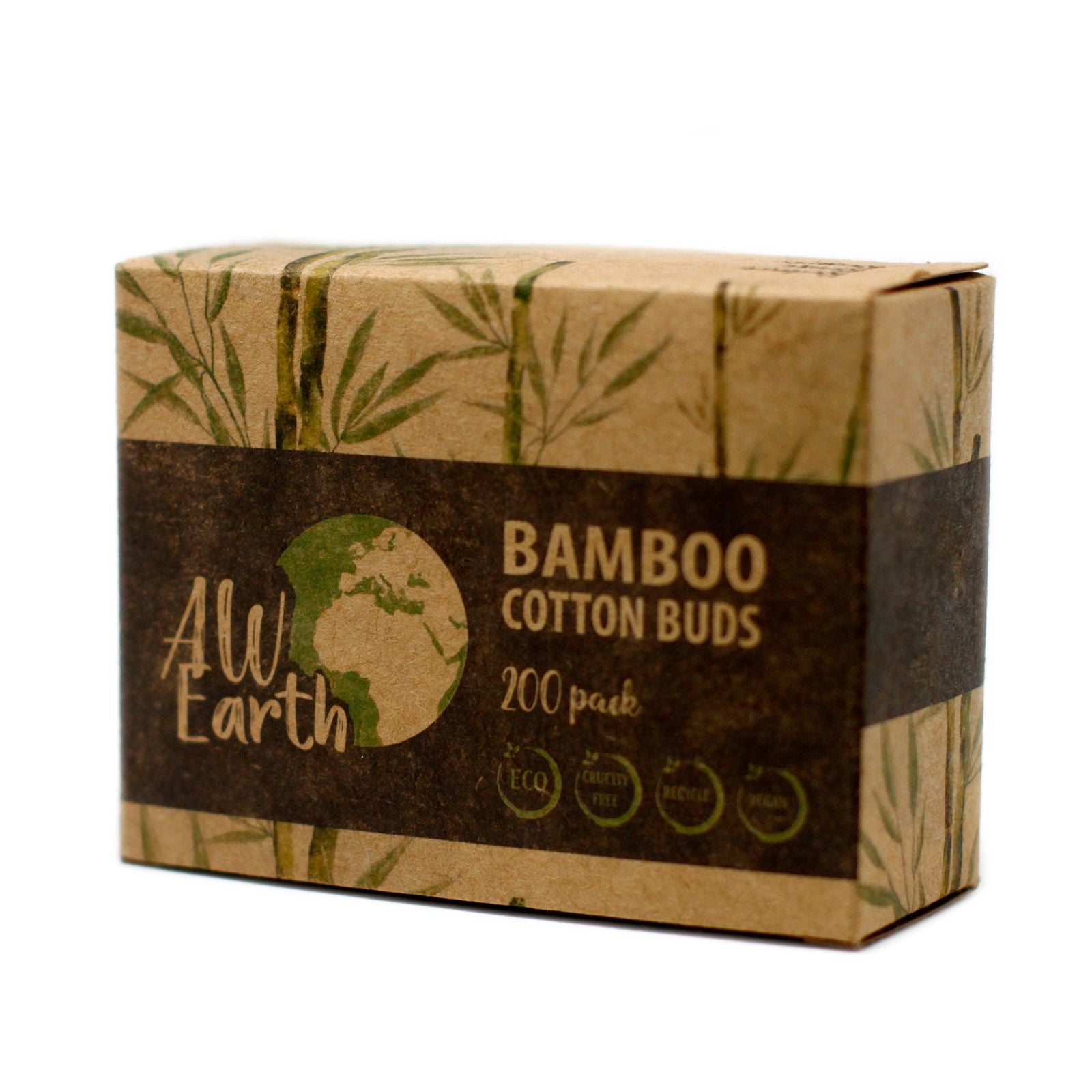 Caja de 200 bastoncillos de bambú