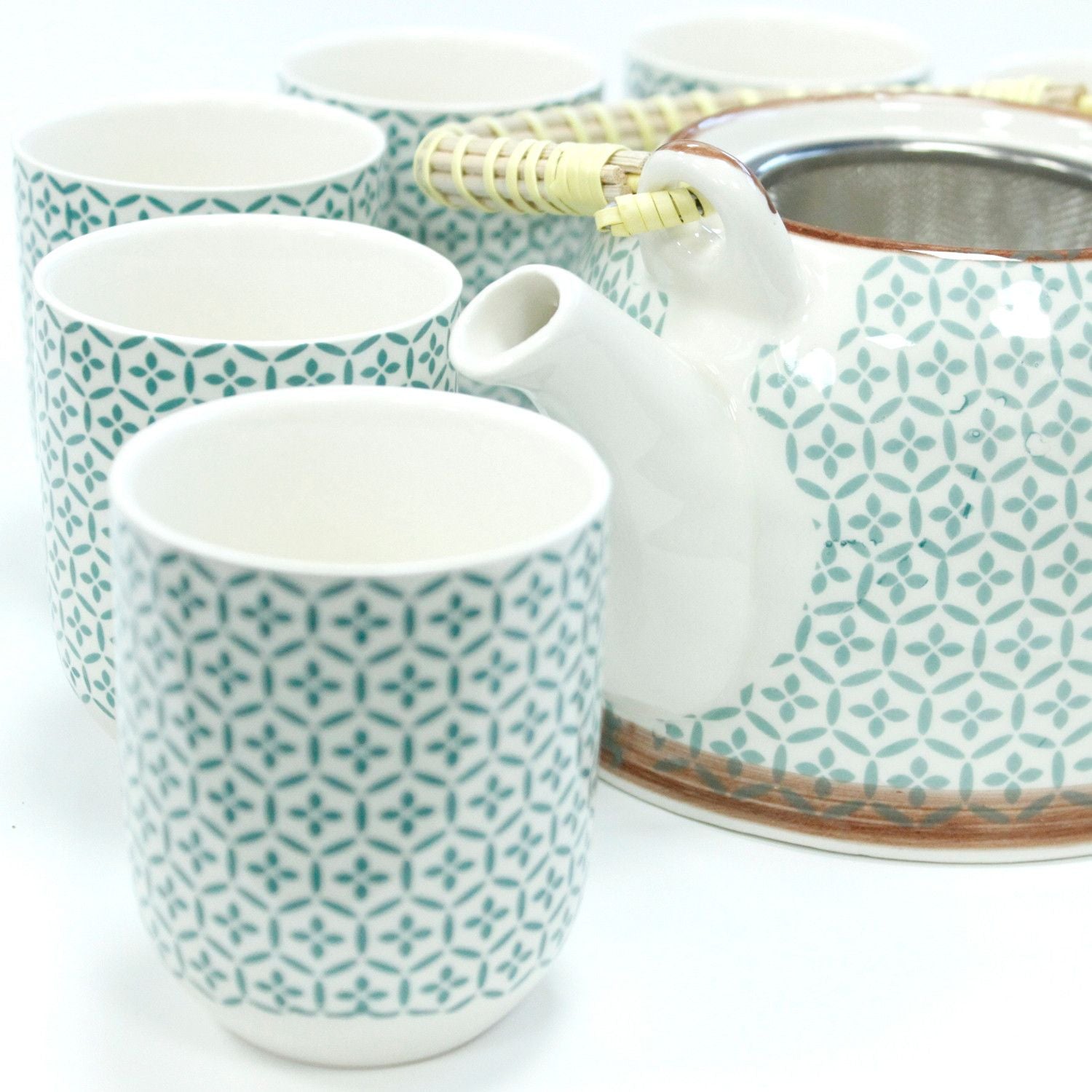 Conjunto de Bule – Mosaico Verde