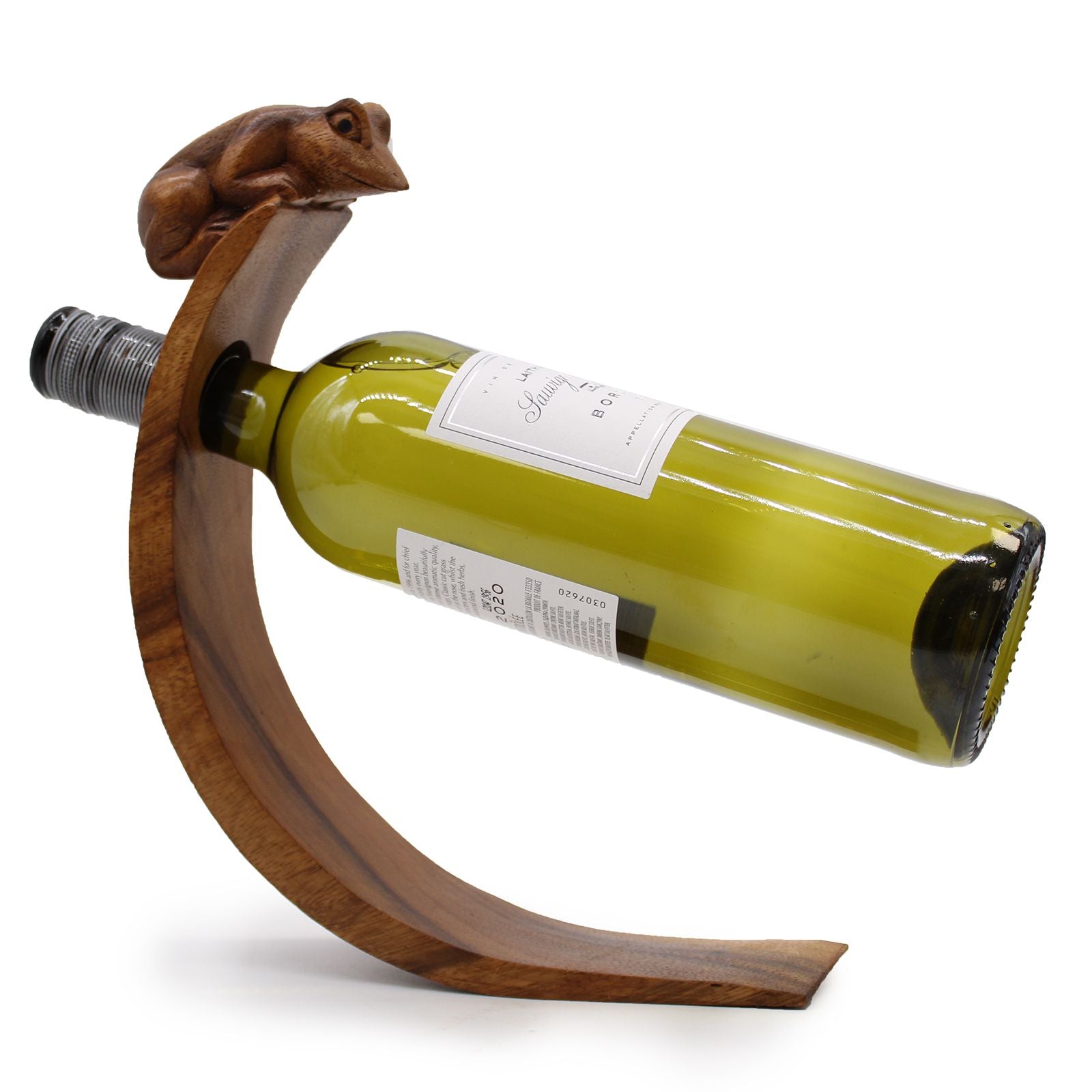 Suporte para Garrafas de Vinho – Rã