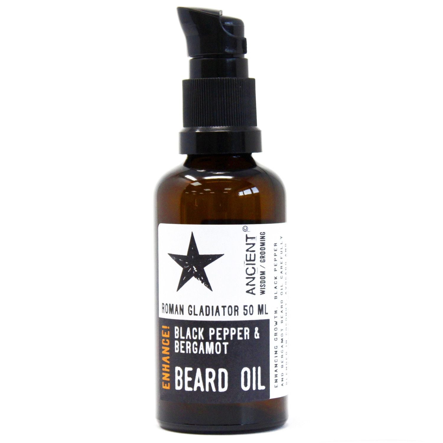 Óleo para Barba 50 ml - Gladiador Romano - Melhora