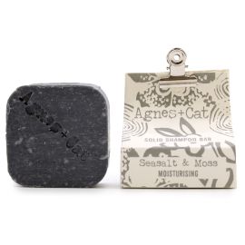 Champô Sólido Agnes & Cat - Sal Marinho e Musgo - 70 g