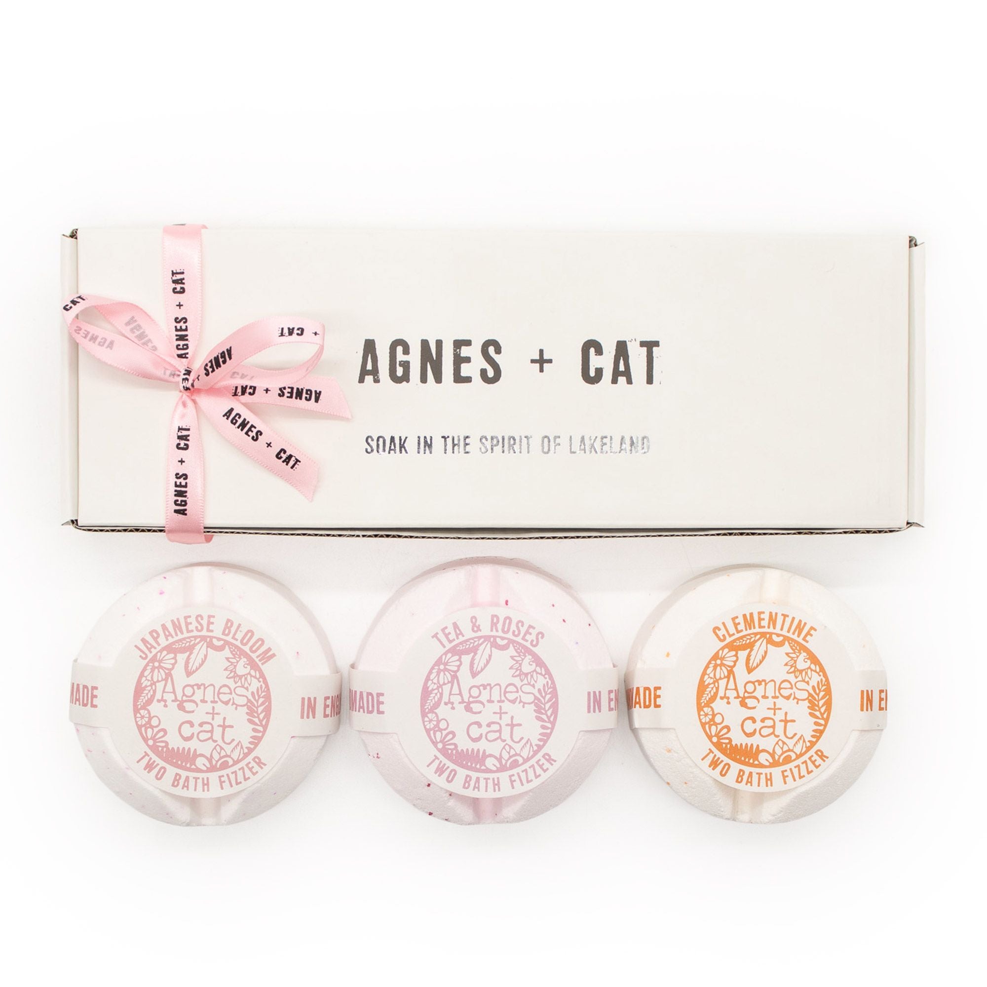 Conjunto Efervescentes de Banho Floral e Cítrico Agnes + Cat