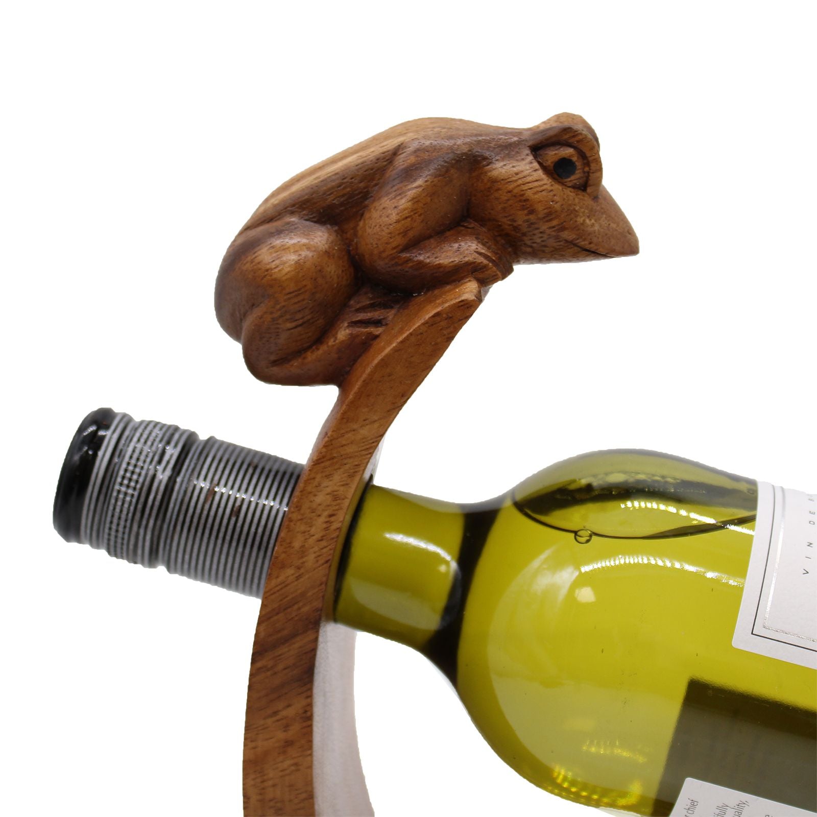 Suporte para Garrafas de Vinho – Rã