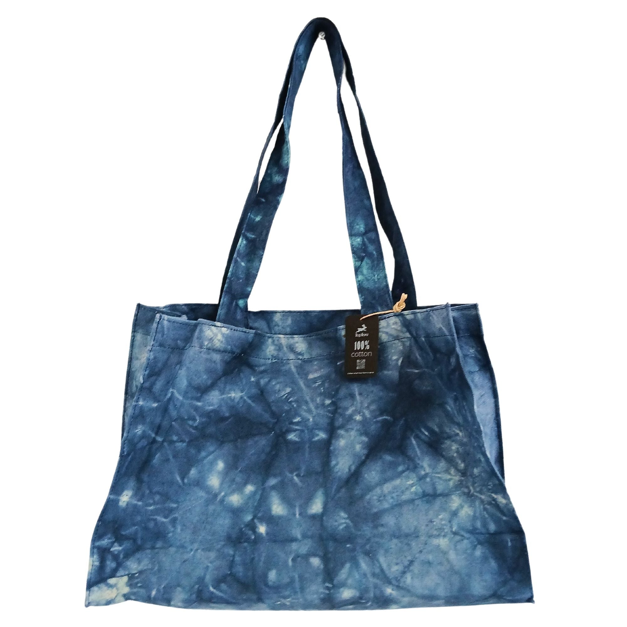 Bolsa de Mão - Efeito Lavado Azul Marinho