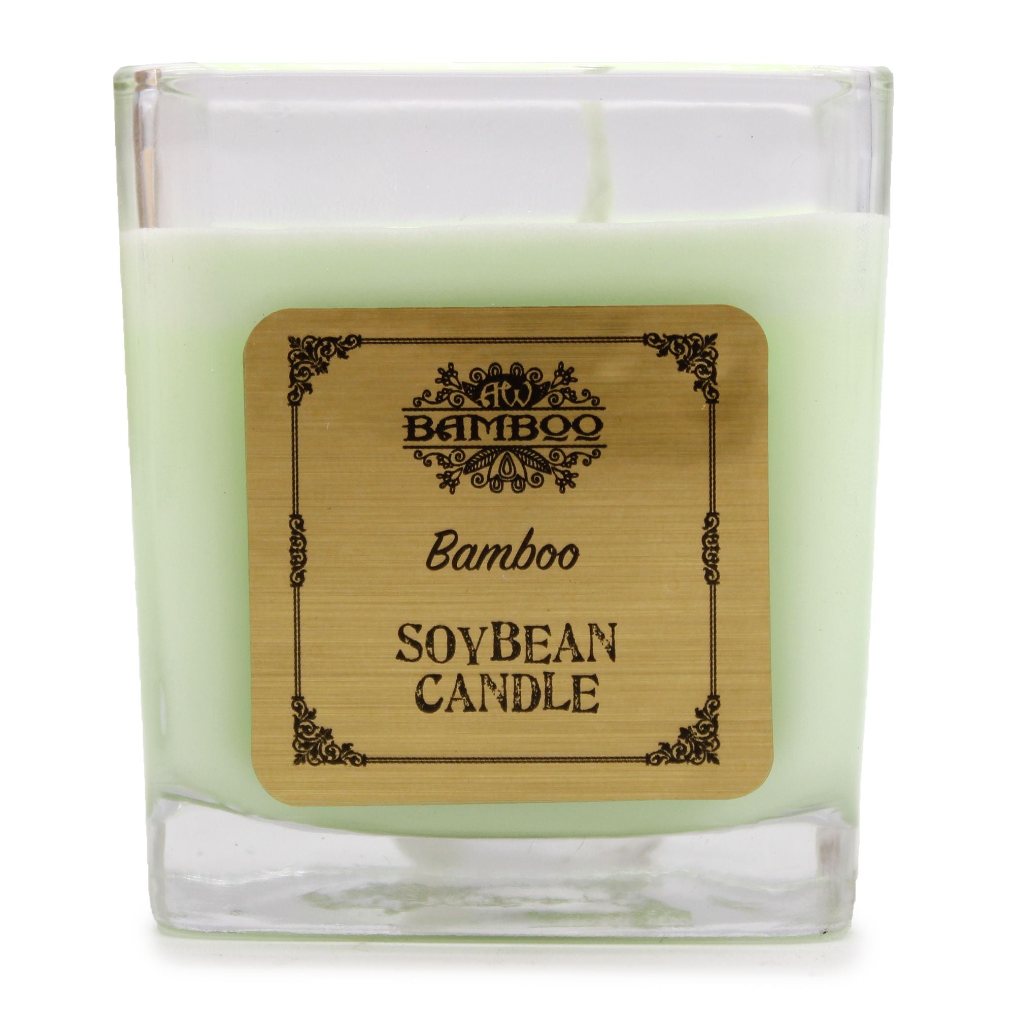 Vela de Cera de Soja Bambu
