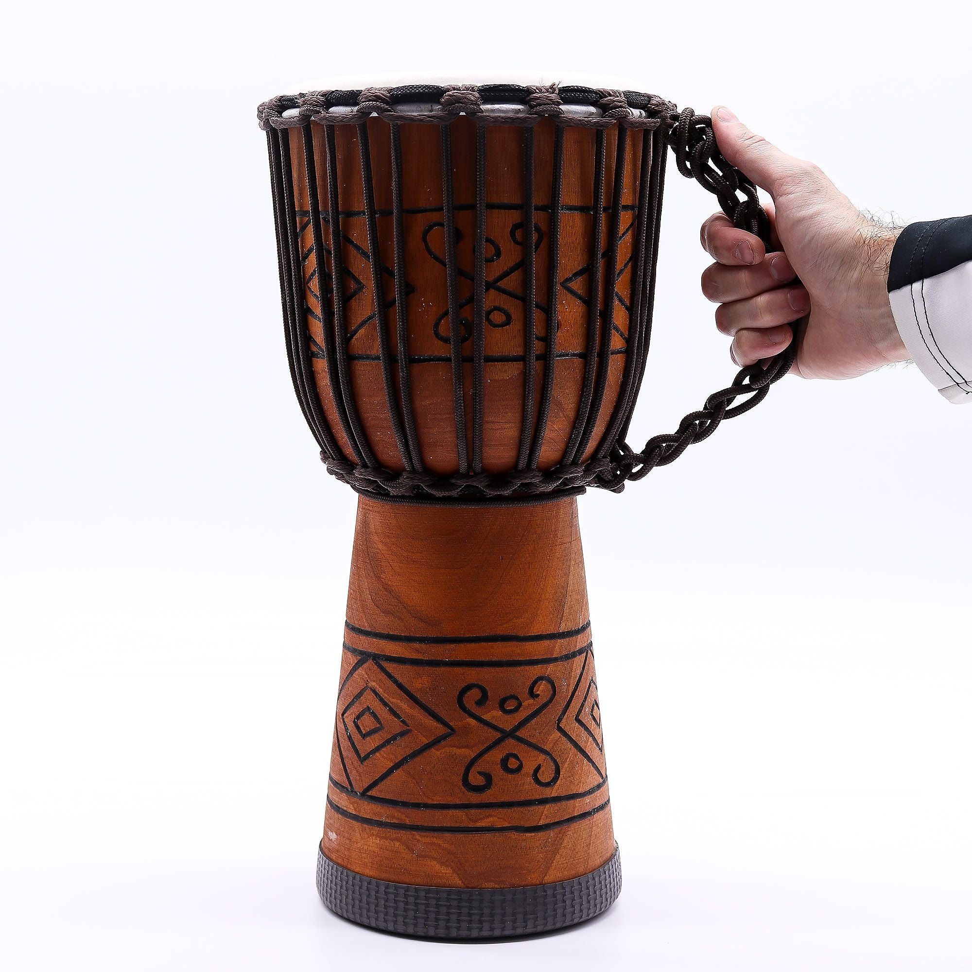 Tambor Djembé Profissional Médio - Som da Alma (Grave) - 40 cm