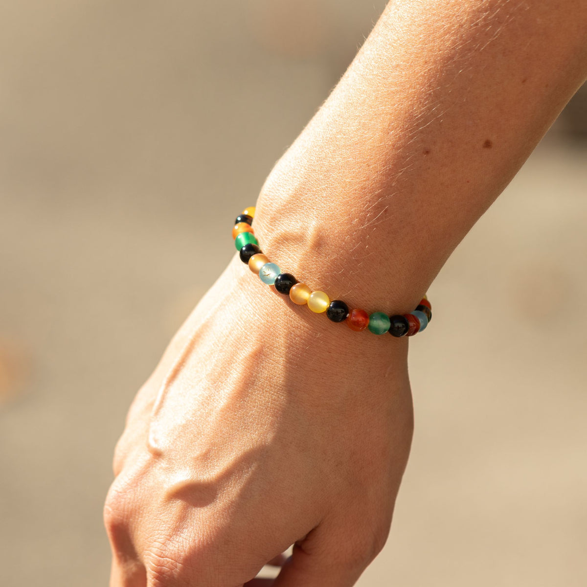 Pulseira de Poder Pequena (17cm x 6mm) - Sodalita