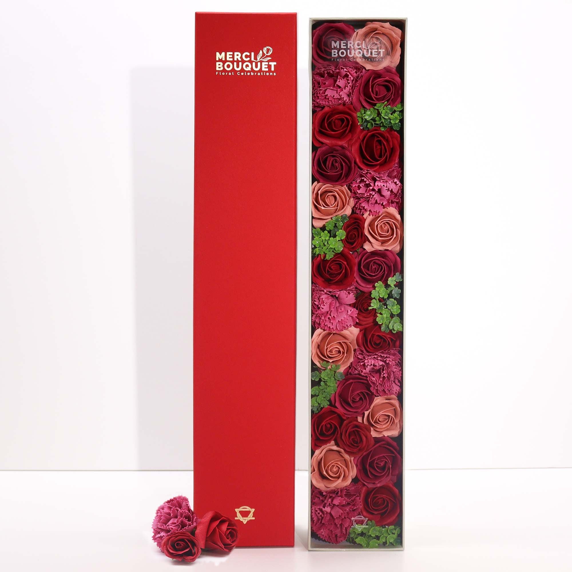 Caixa Extra Longa - Rosas Vintage