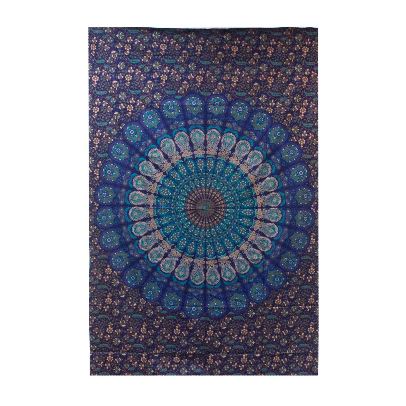 Colcha de Algodão Dupla Mandala Clássica