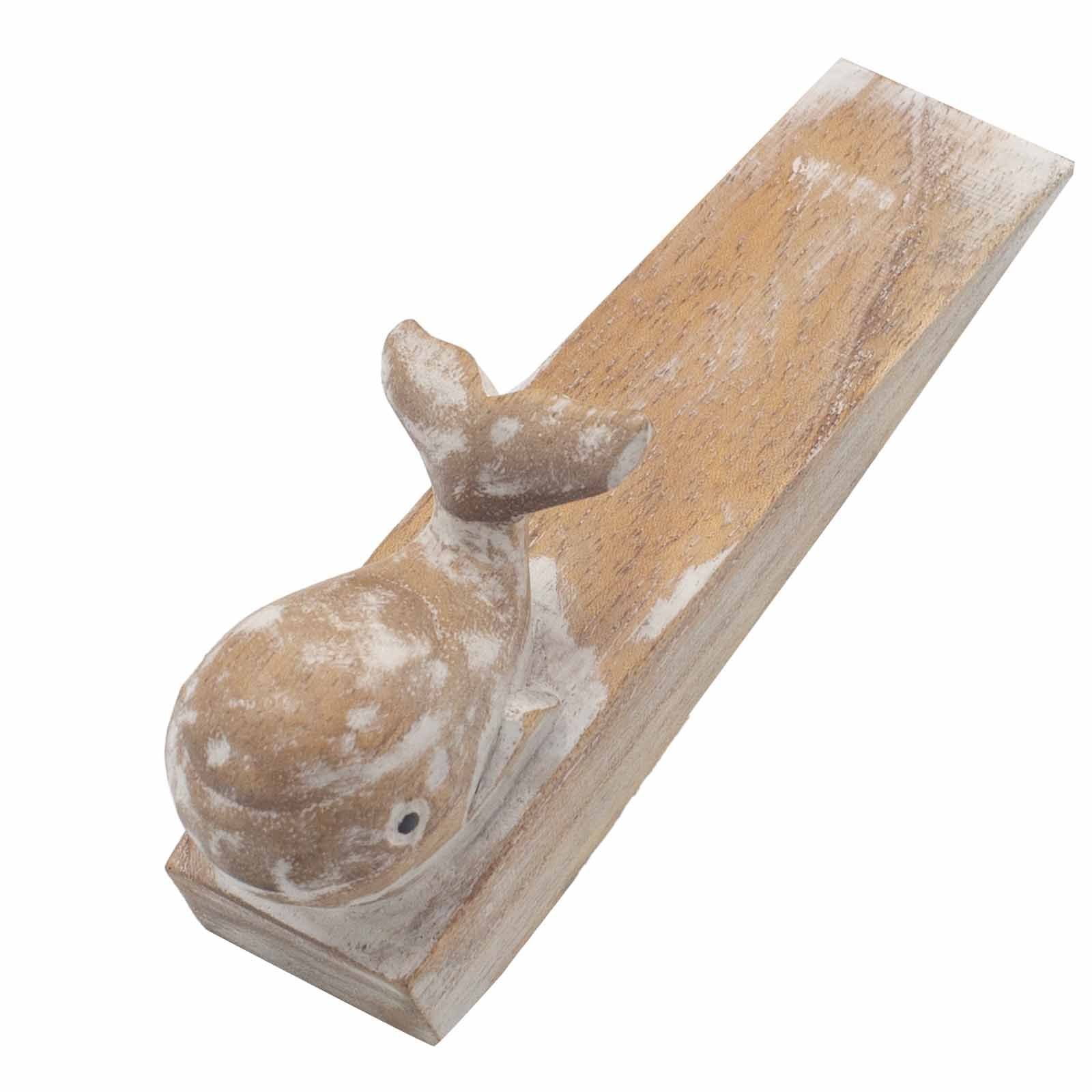 Tope de Puerta Tallado a Mano Ballena