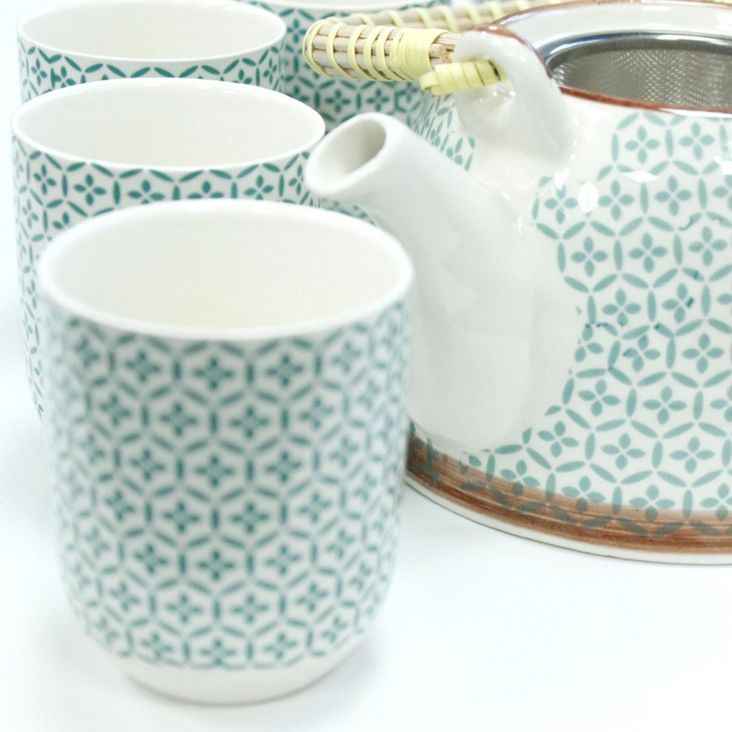 Conjunto de Bule – Mosaico Verde