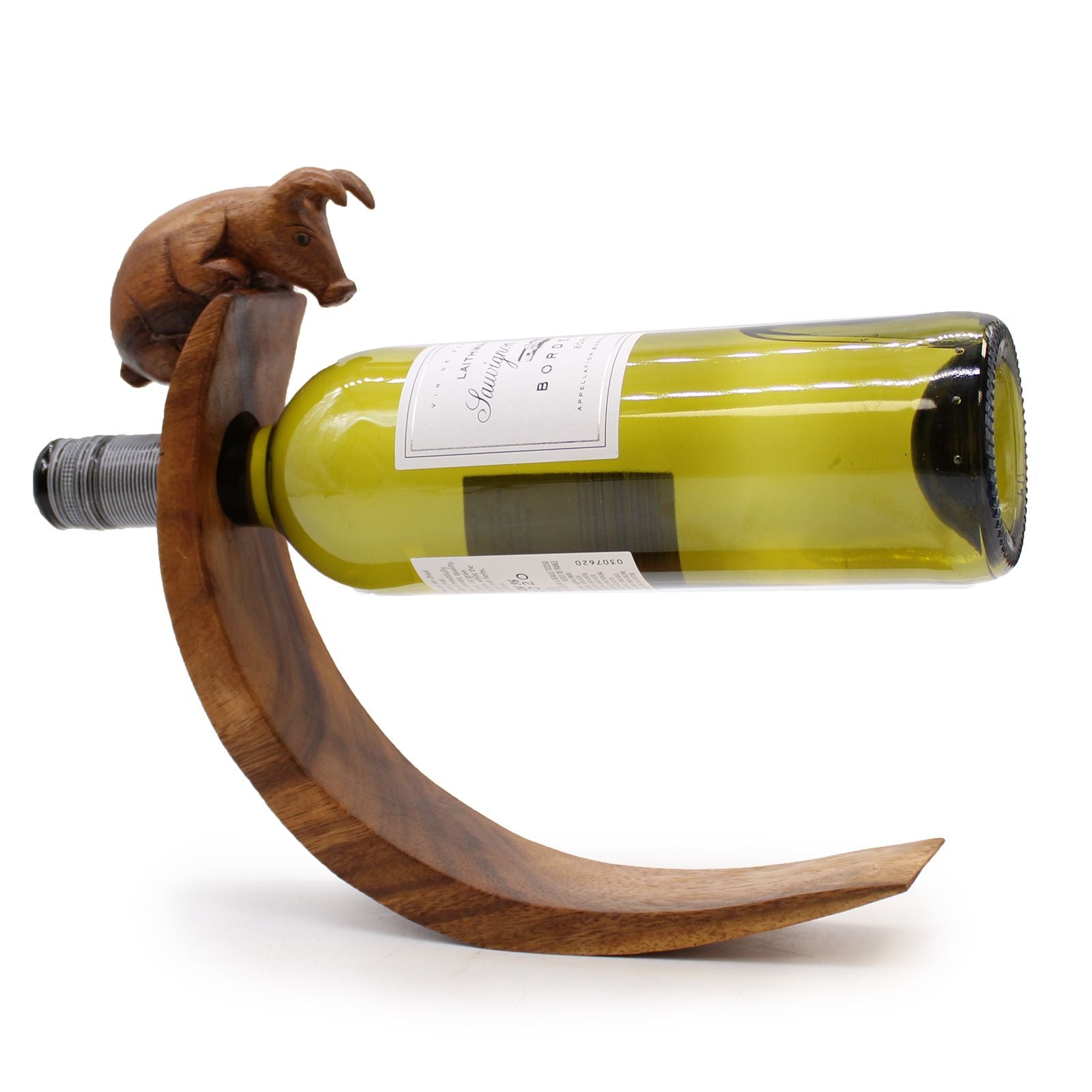 Suporte para Garrafas de Vinho – Porco