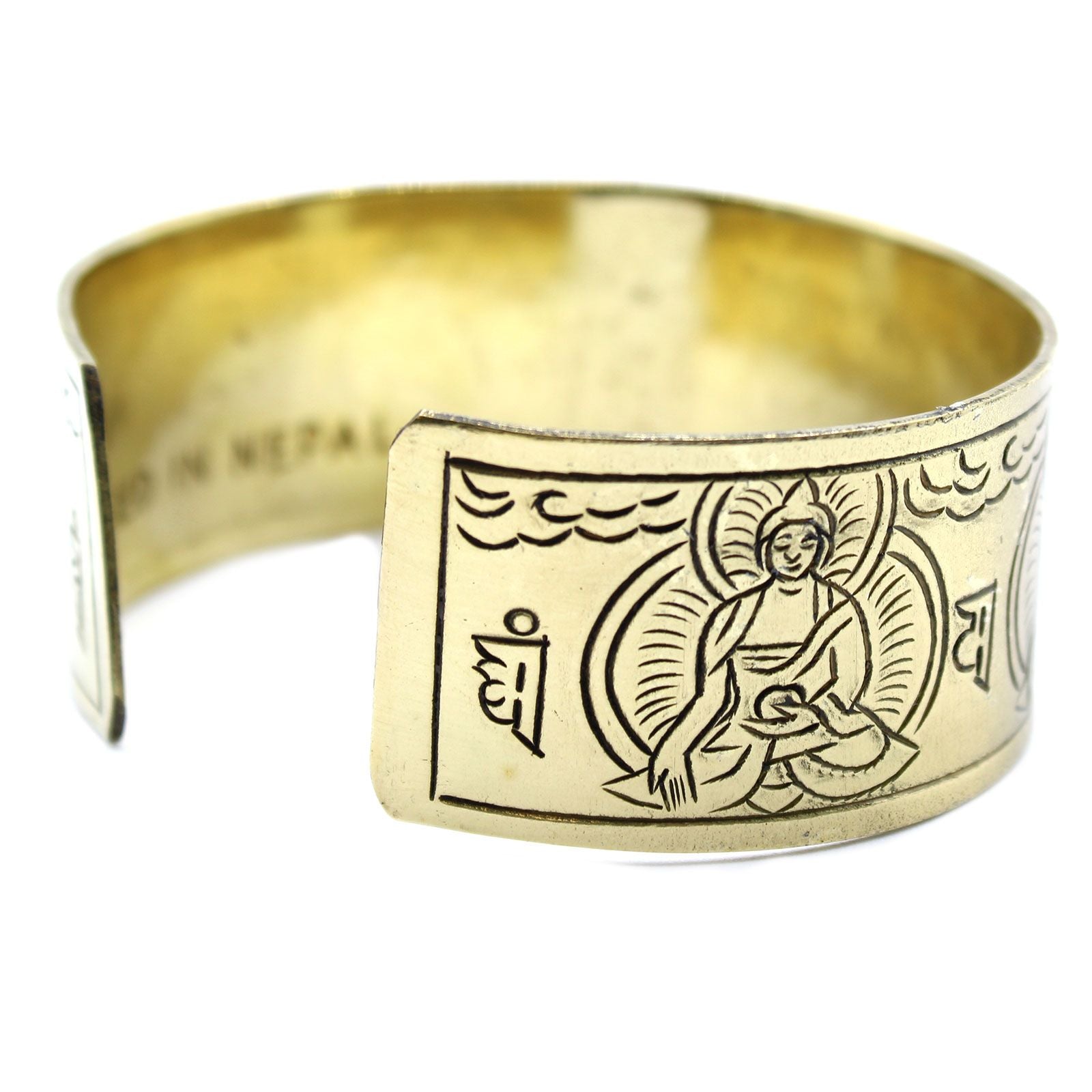 Pulsera Tibetana de Latón – Cinco Budas