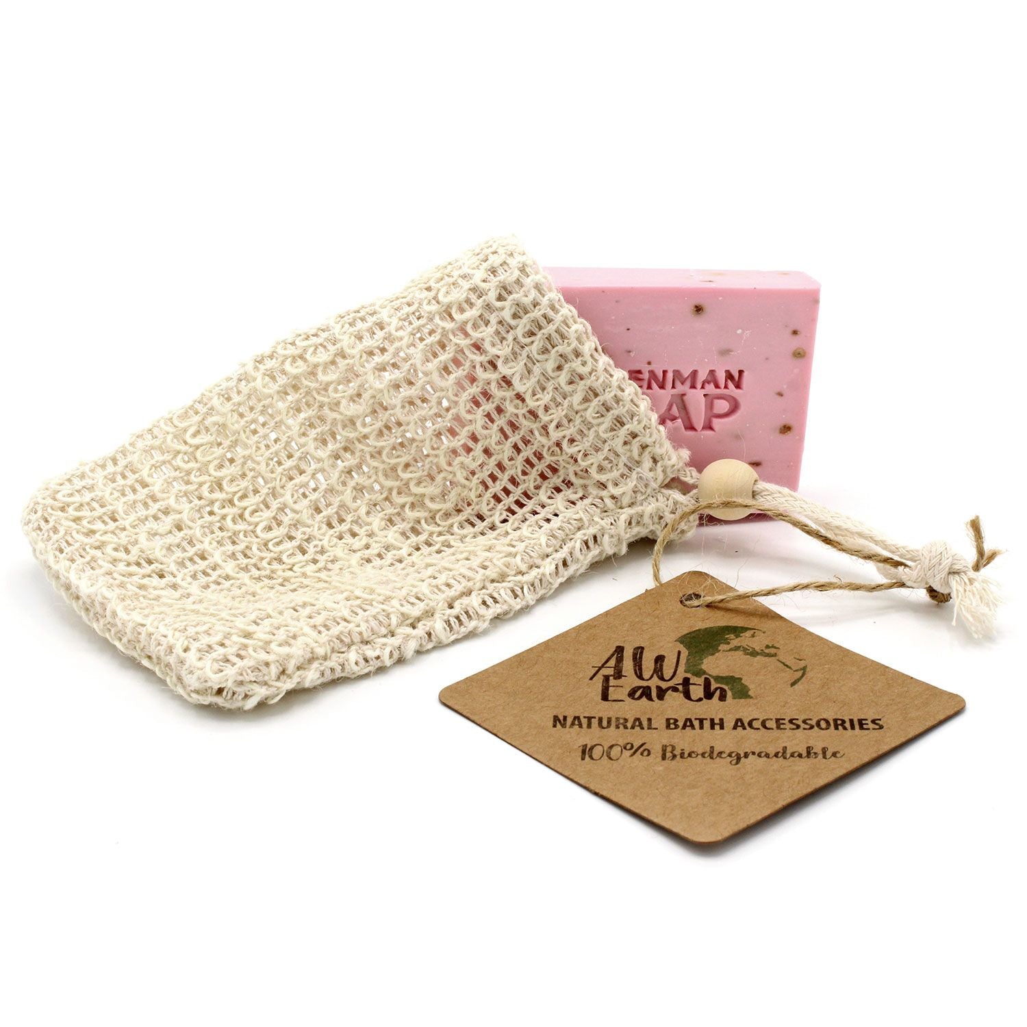 Bolsa para Jabón Natural de Yute Lavado