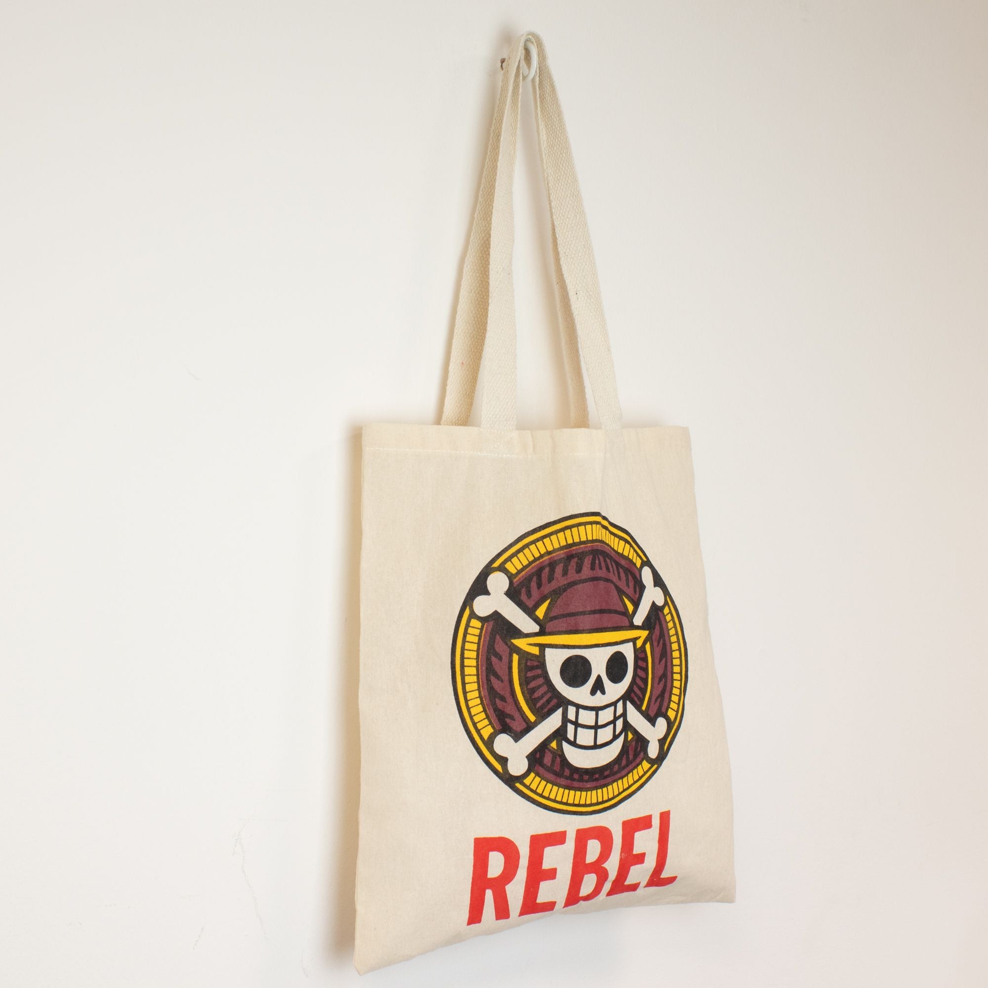 Iconic Basic Nomad Sari Tote Bag - REBEL - Natural 4oz