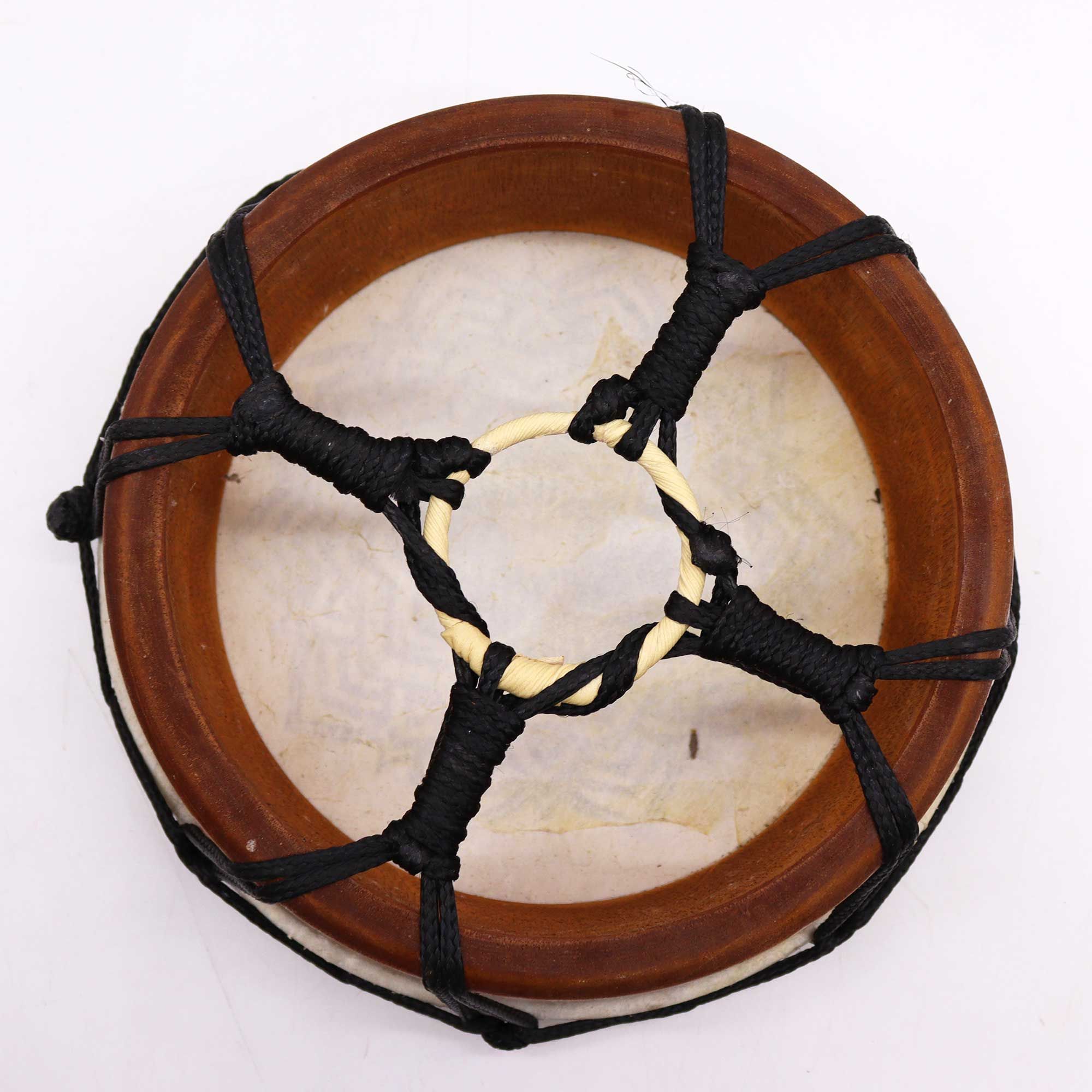 Tambor Xamânico Mandala com Baqueta - 20 cm