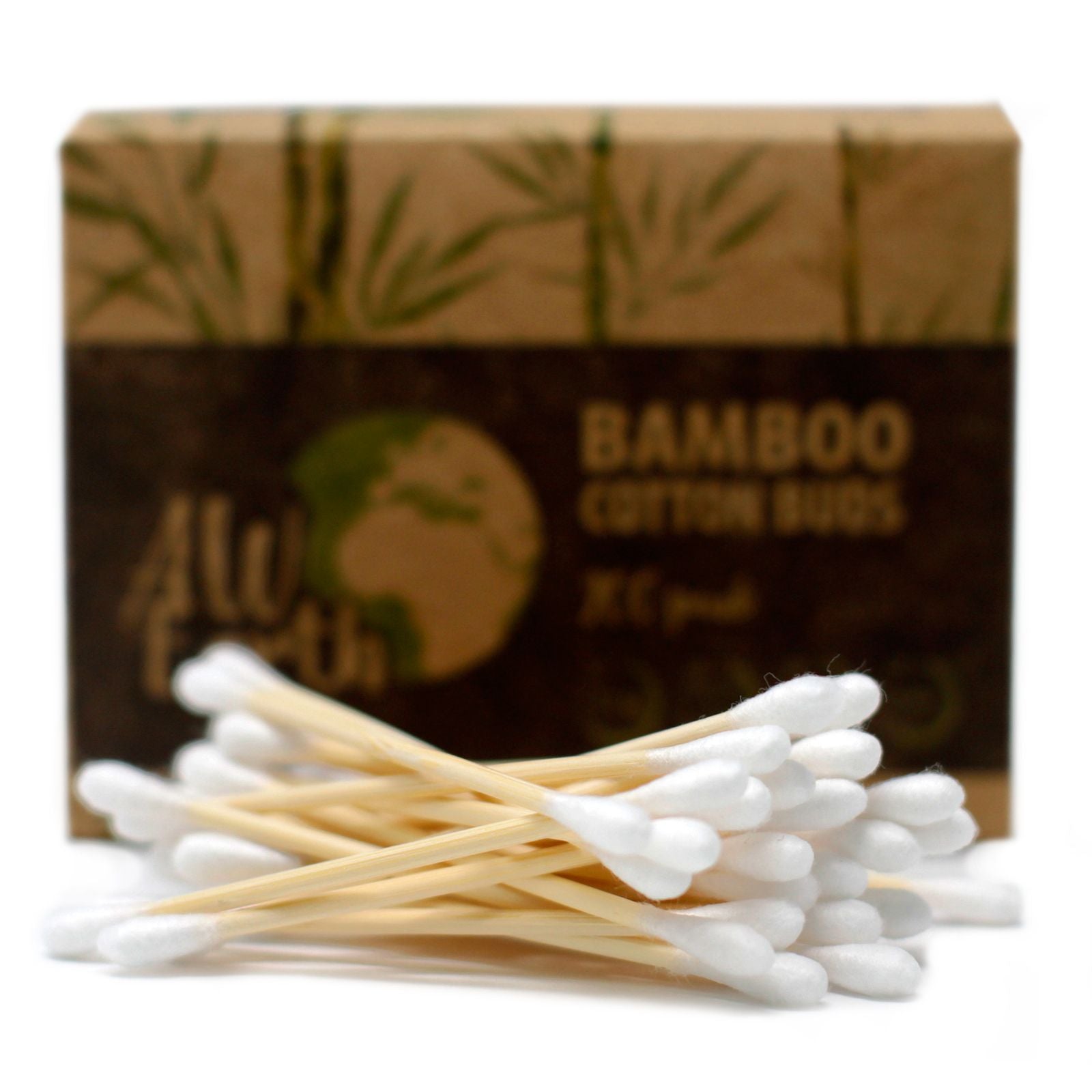 Caja de 200 bastoncillos de bambú