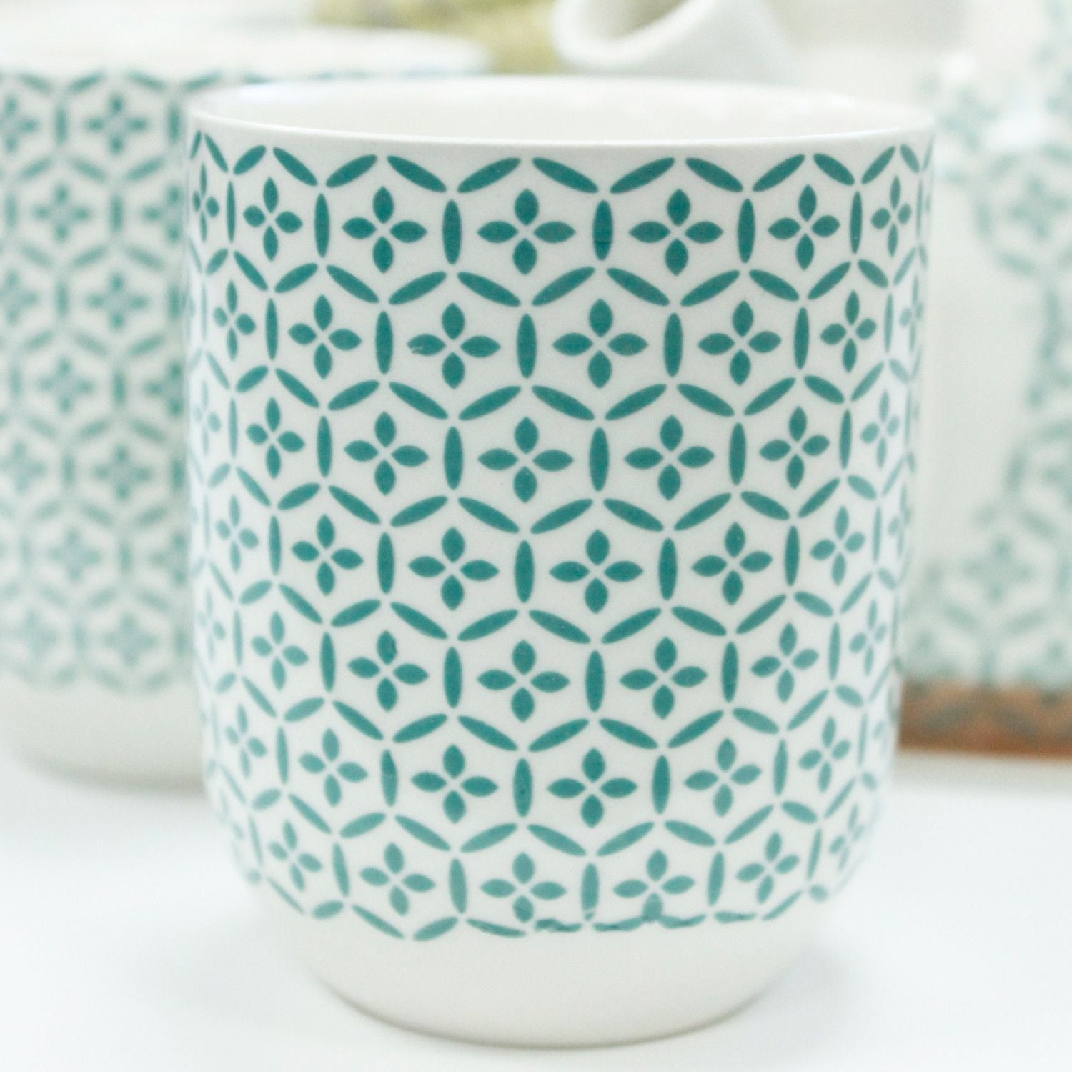 Conjunto de Bule – Mosaico Verde