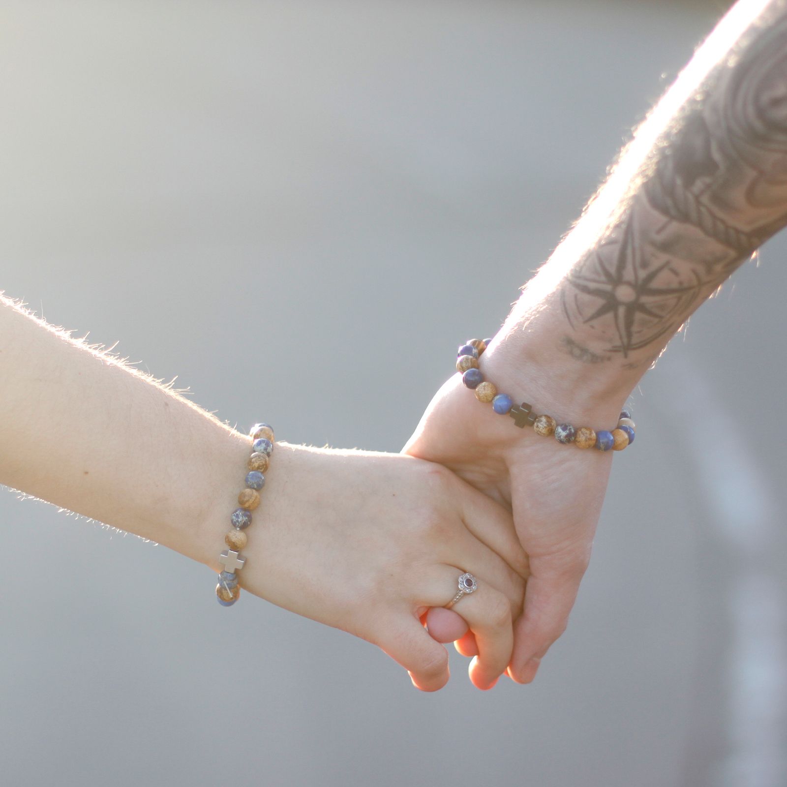 Set of 2 Natural Stone Bracelets – Eternity