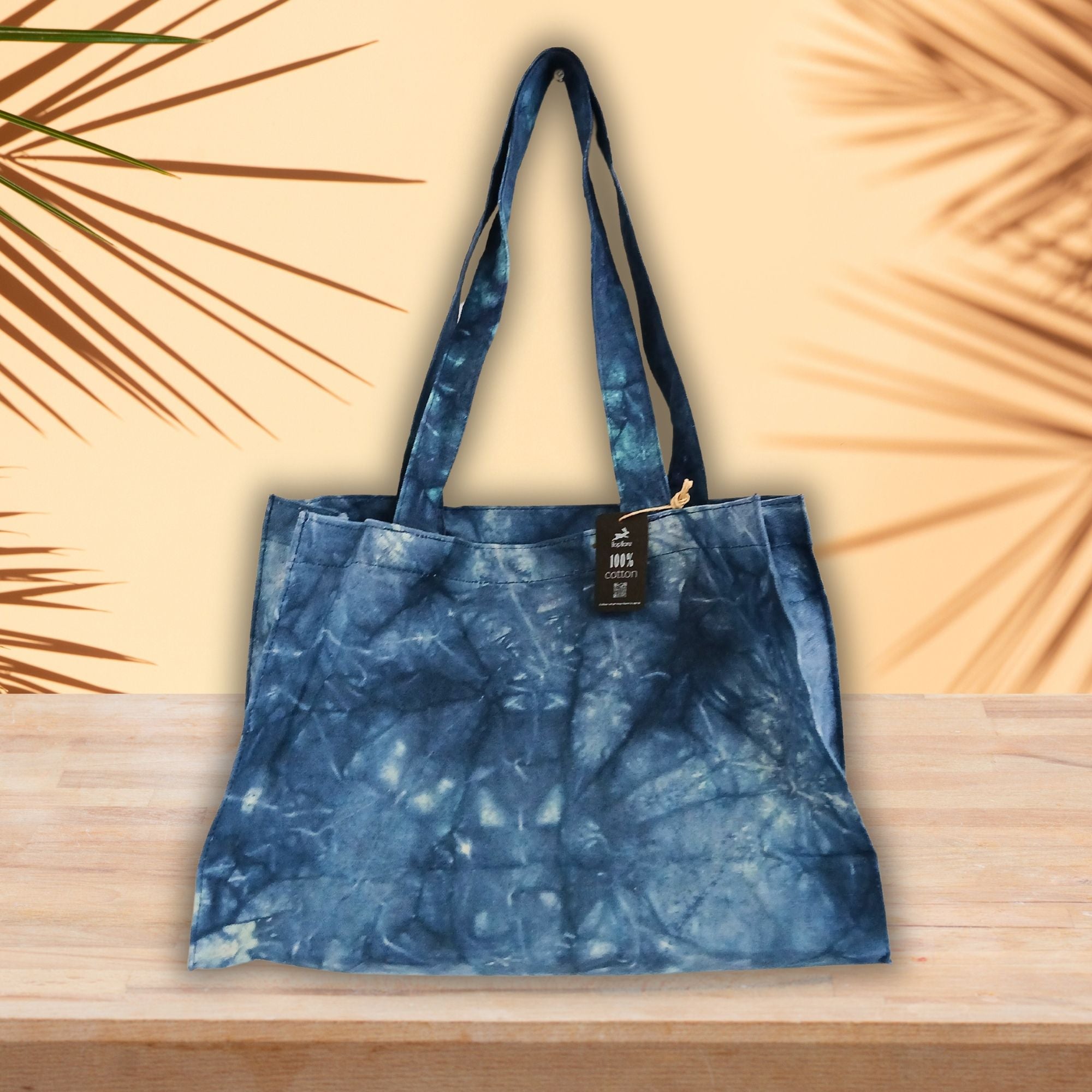 Bolsa de Mão - Efeito Lavado Azul Marinho