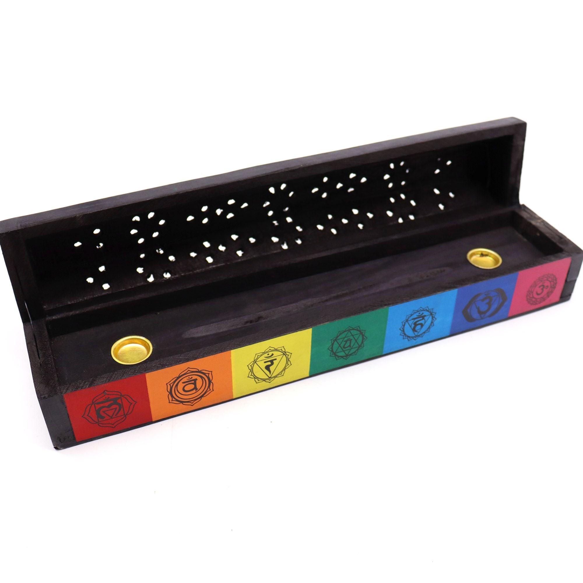 Caixa Queimador de Incenso Sete Chakras
