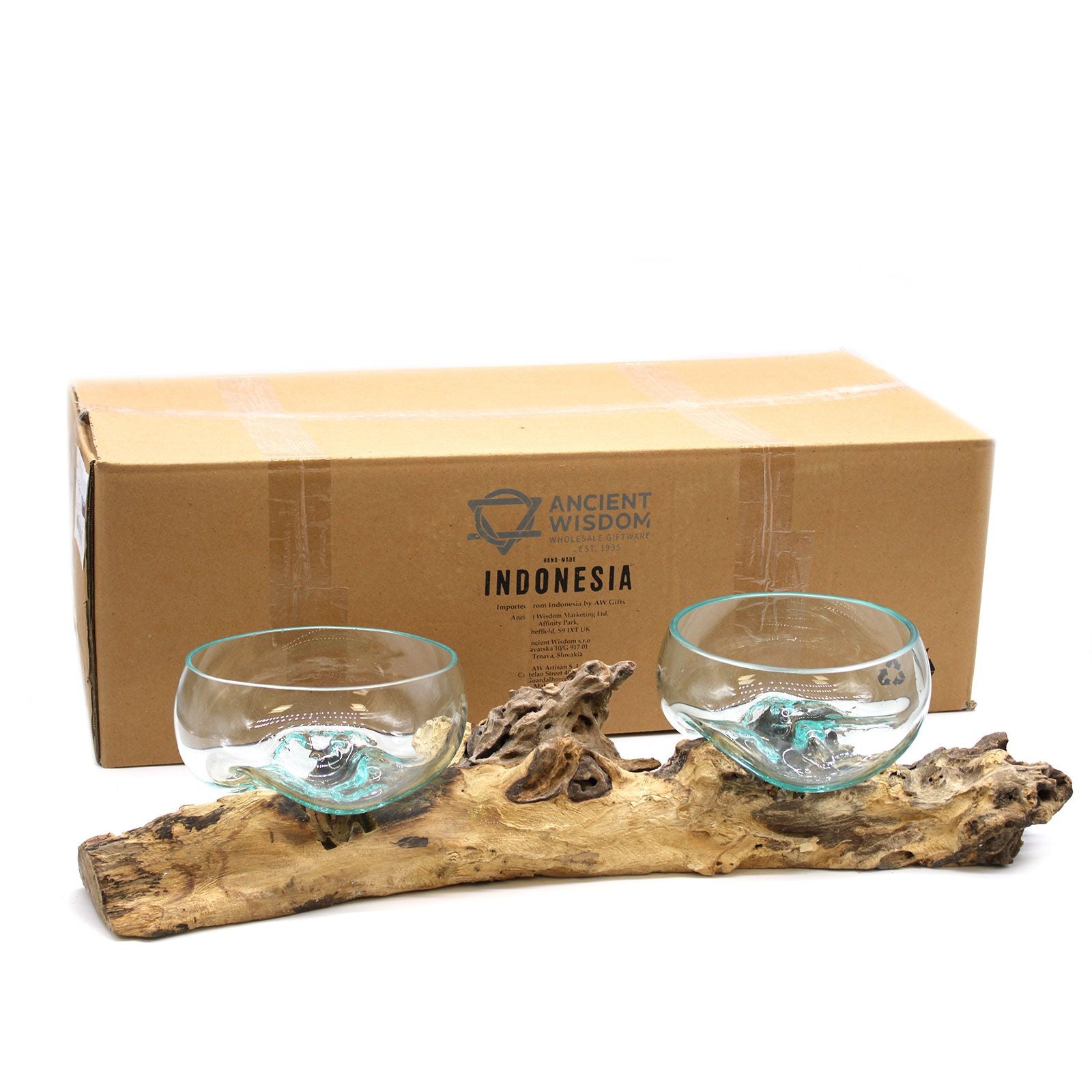 Extra Large Double Glass Frame with Stand