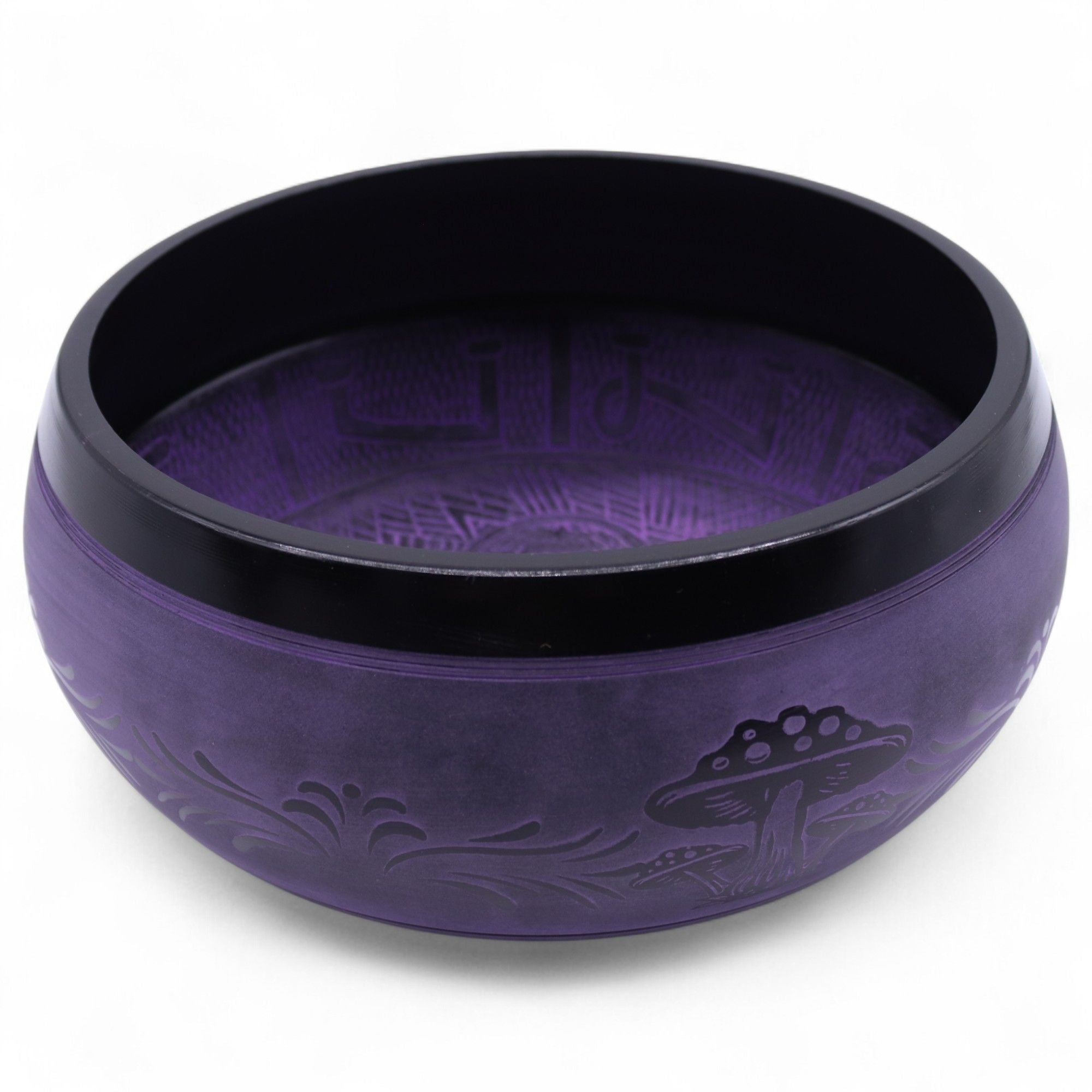 Cuenco Tibetano en Forma de Hongo – Purple Haze