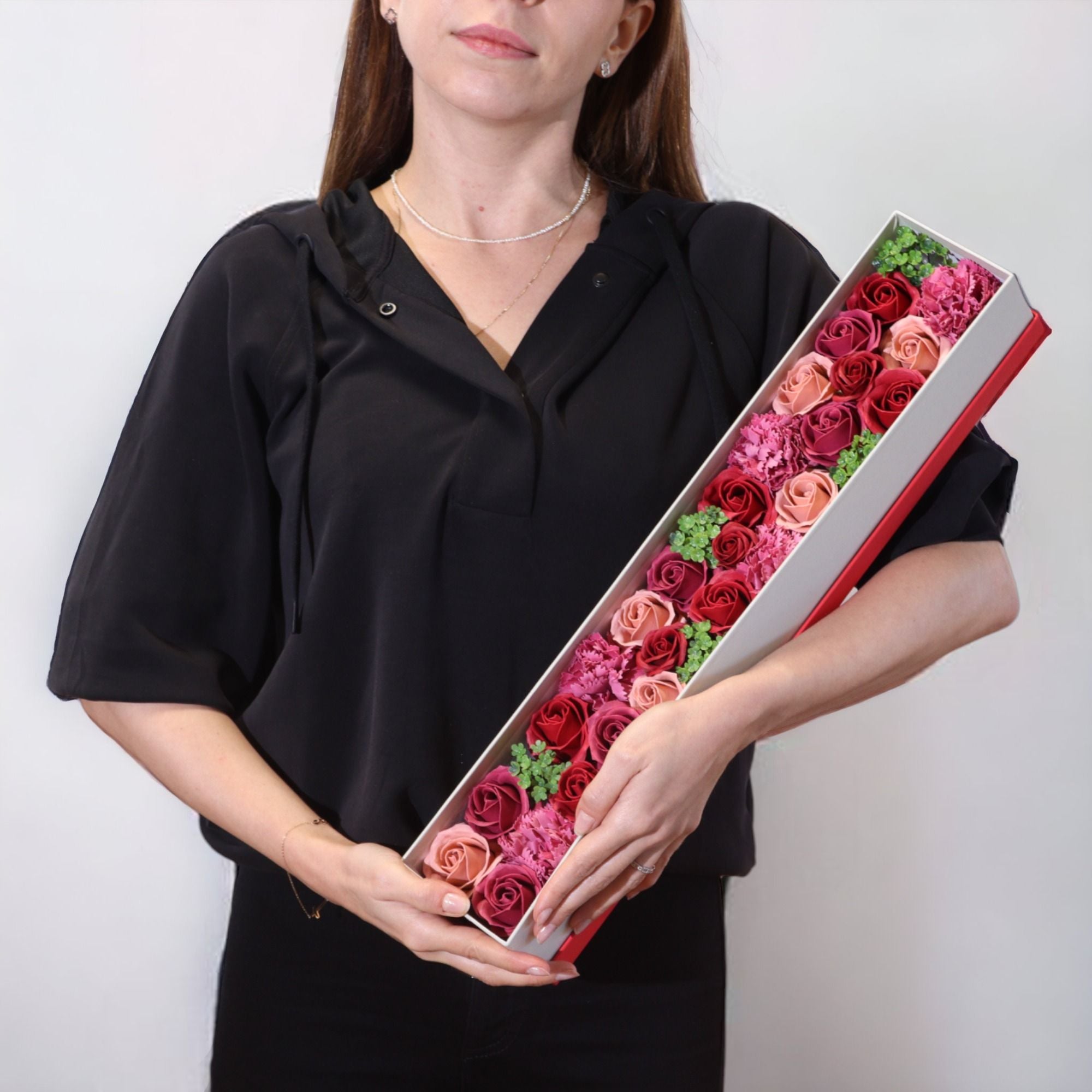 Caixa Extra Longa - Rosas Vintage