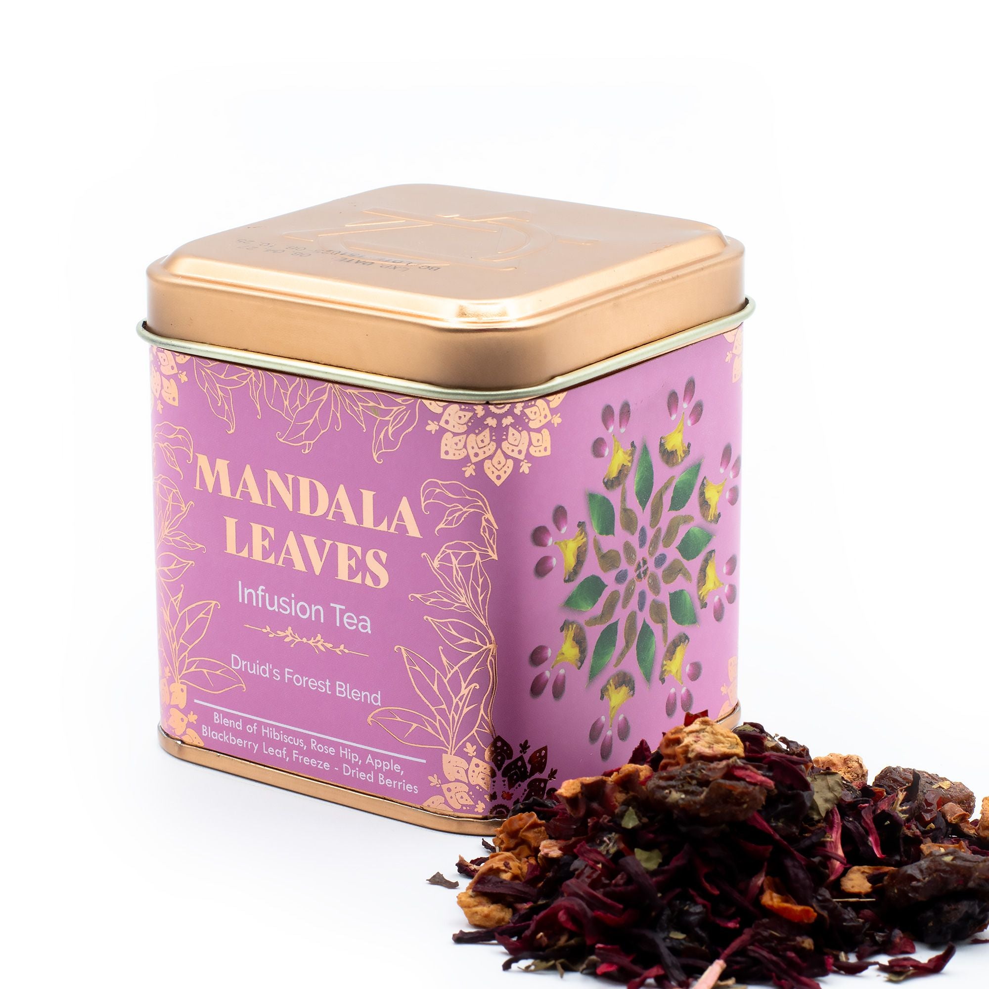 Mistura de Chá Floresta do Druida – Lata 50g