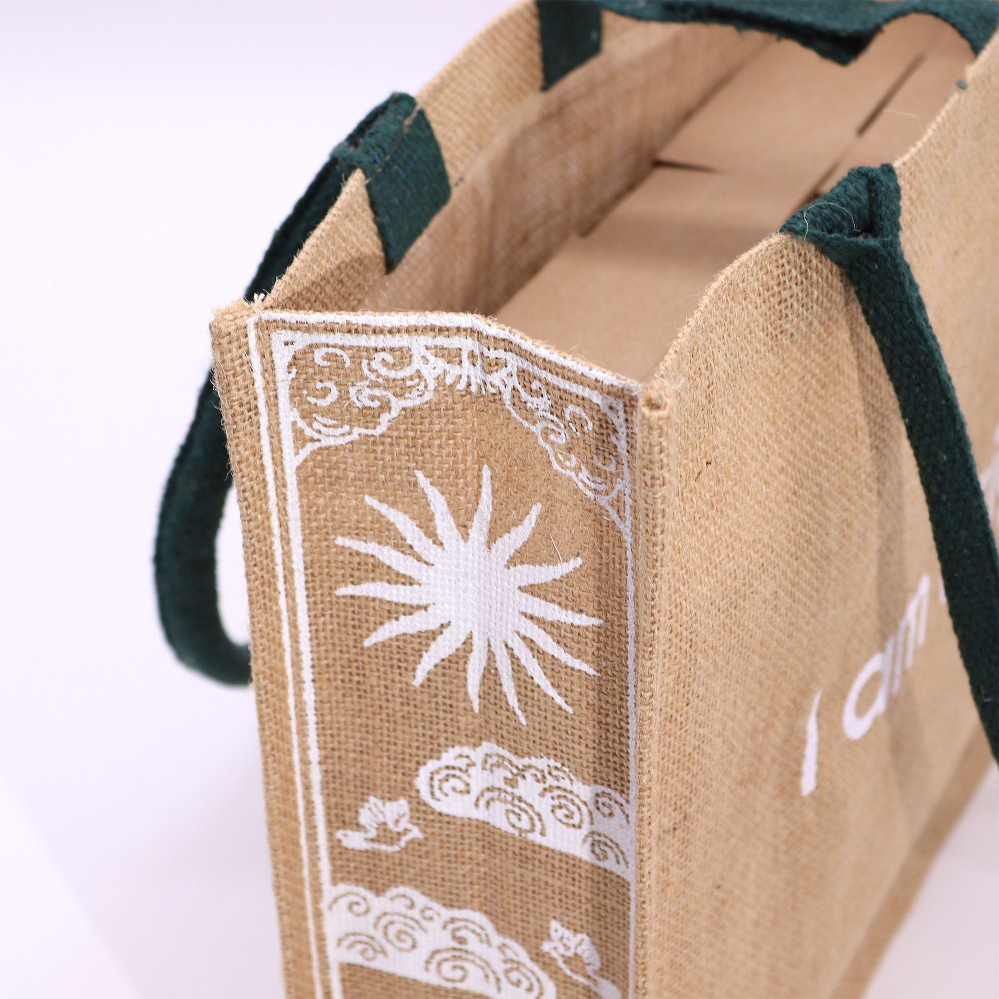 Bolsa Grande de Juta Hop Hare - Sou Brilhante