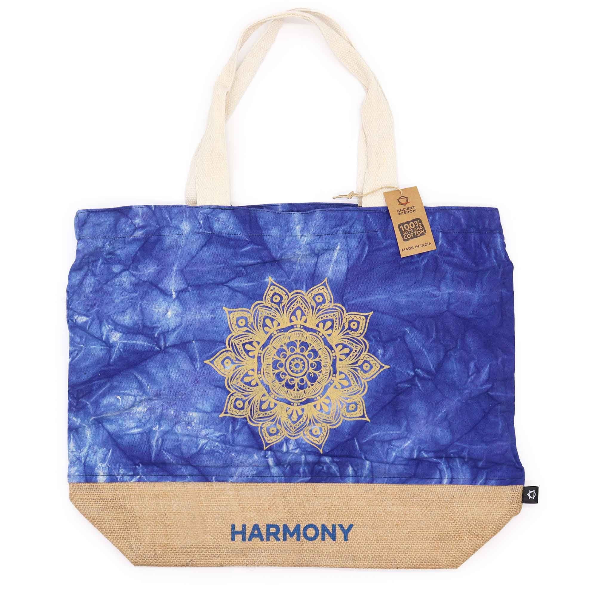 Bolsa All Natural - Azul - Mandala - Harmonia