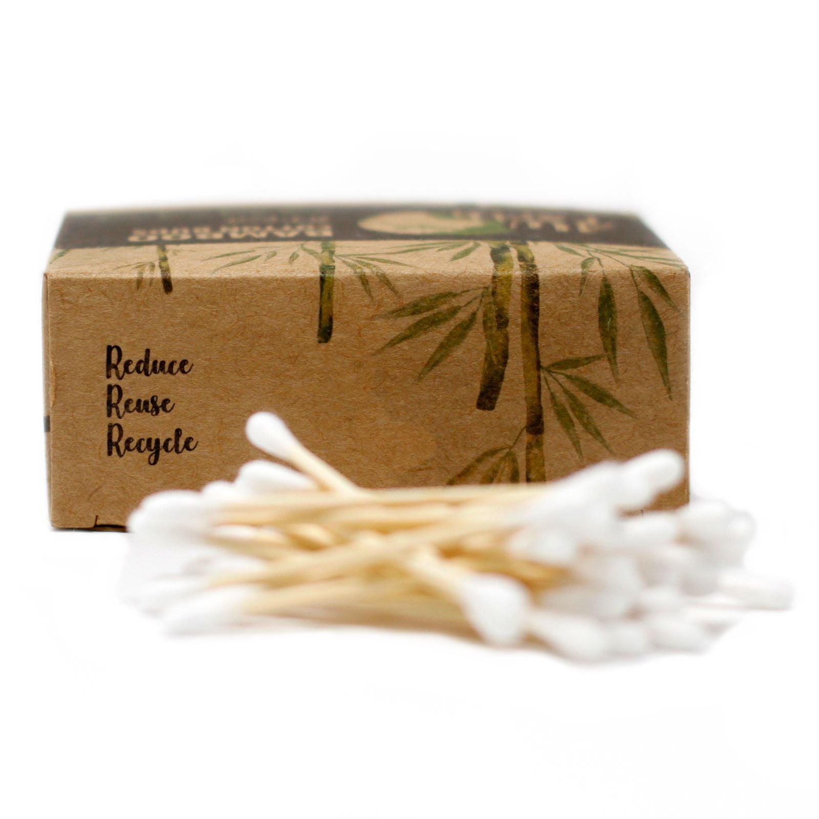 Caja de 200 bastoncillos de bambú