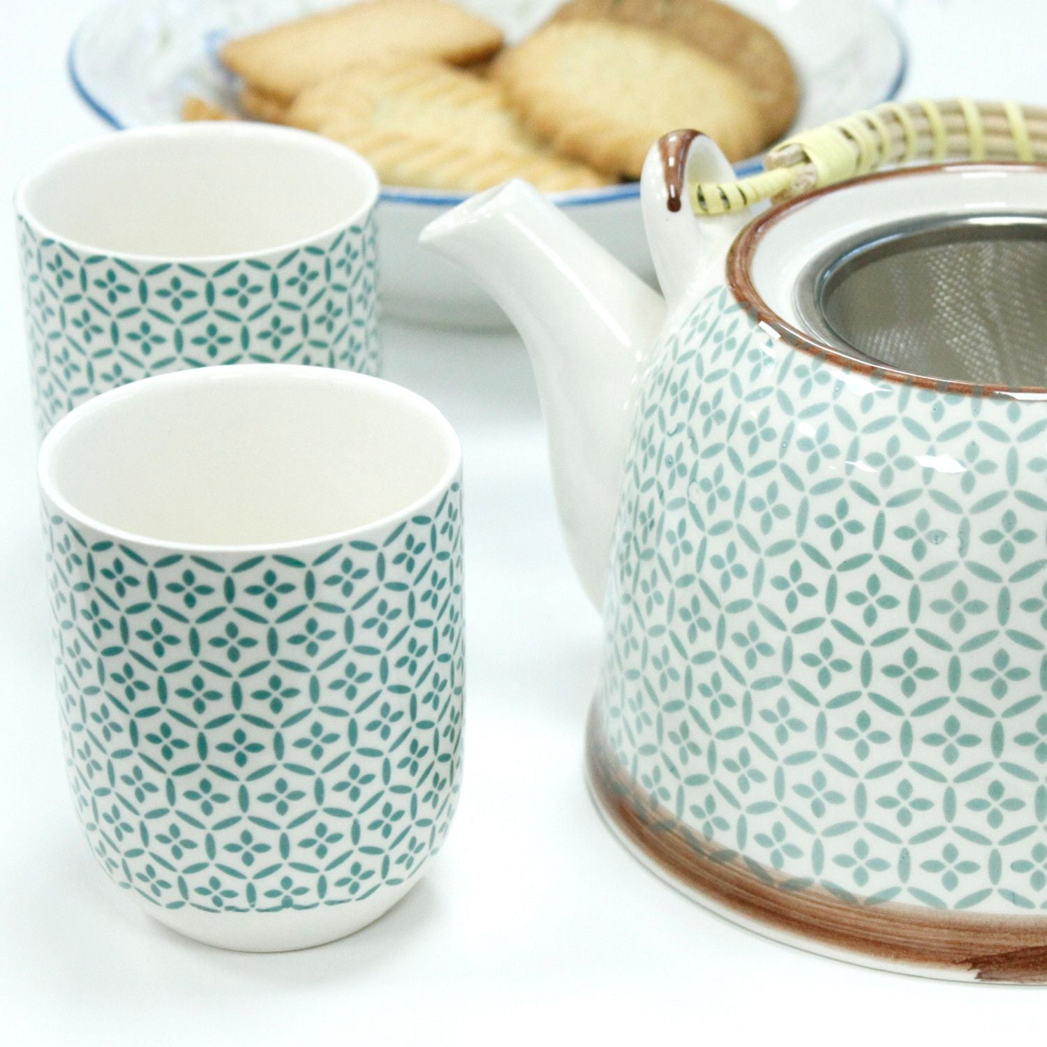 Conjunto de Bule – Mosaico Verde
