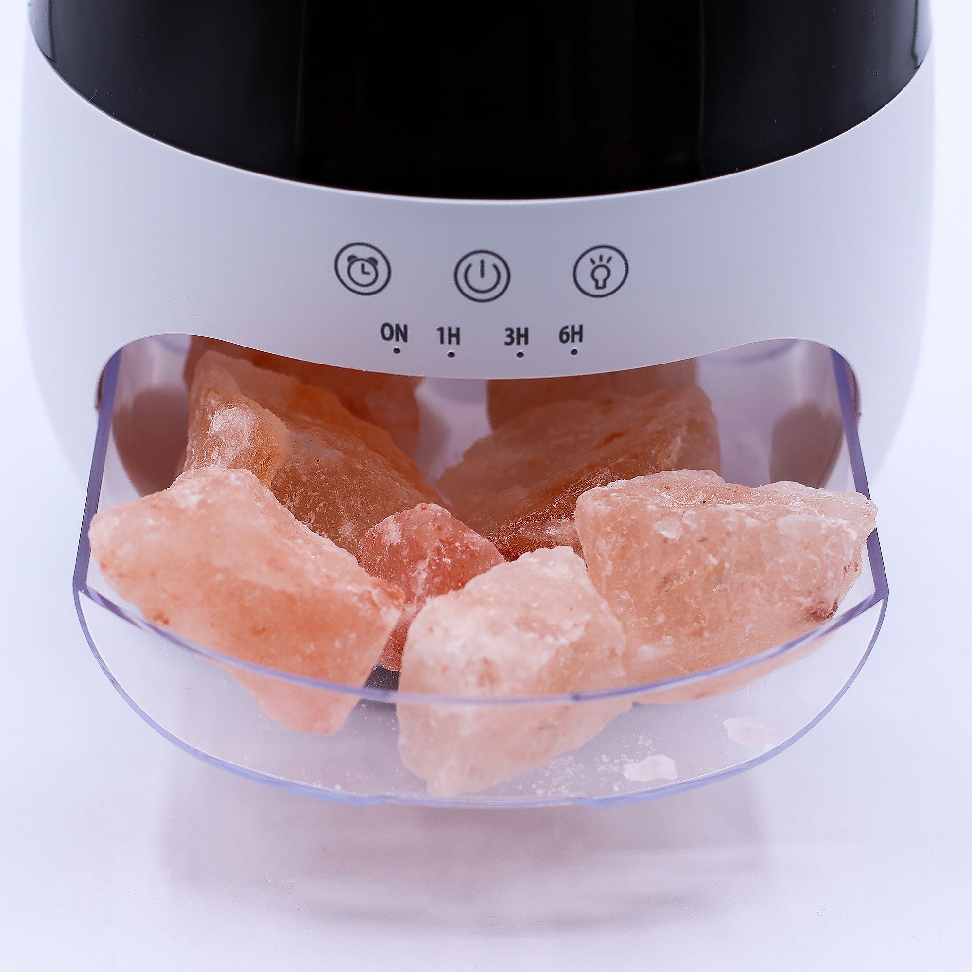 Difusor de Aroma com Efeito Chama Pedra de Sal