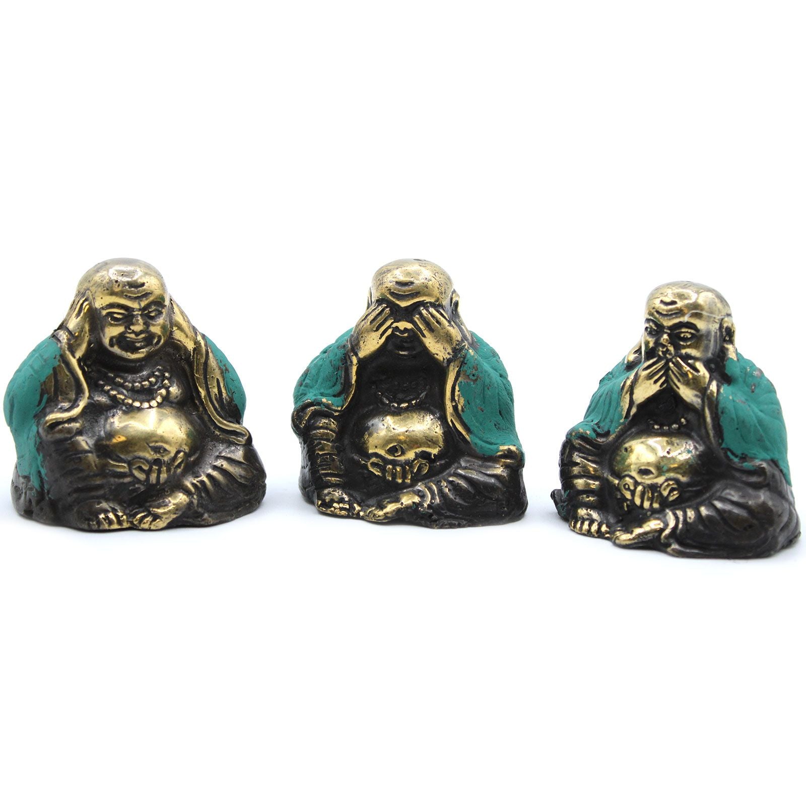 Conjunto de 3 – Não Vejo, Não Ouço, Não Falo – Buda