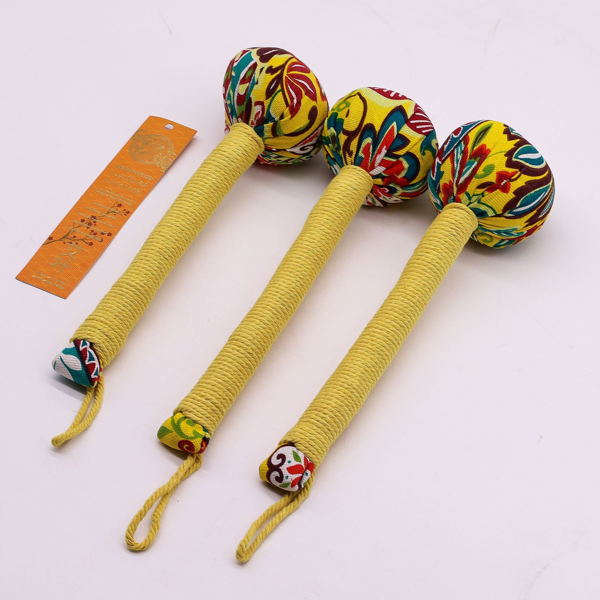 Martelo de Massagem com Artemísia – Amarelo