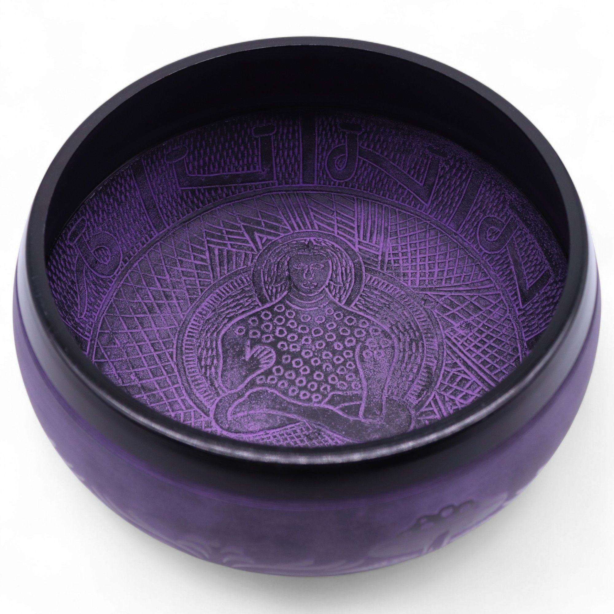 Cuenco Tibetano en Forma de Hongo – Purple Haze