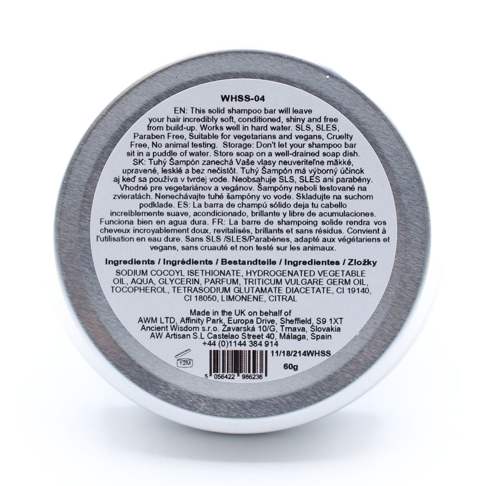 Wild Hare Solid Shampoo - Tutti Frutti - 60 g