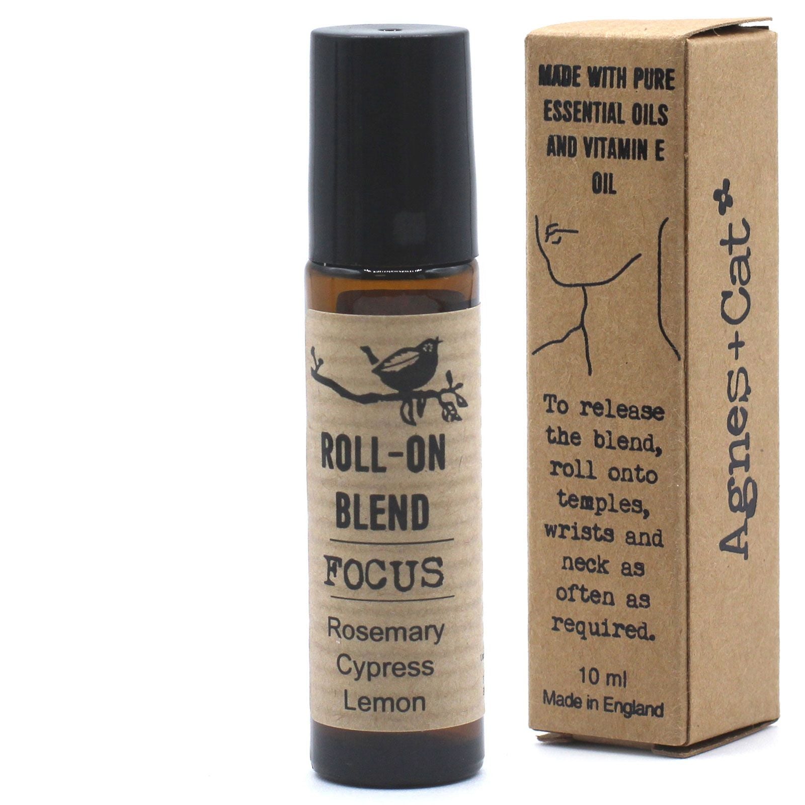 Mistura de Óleos Essenciais Roll-On – Foco