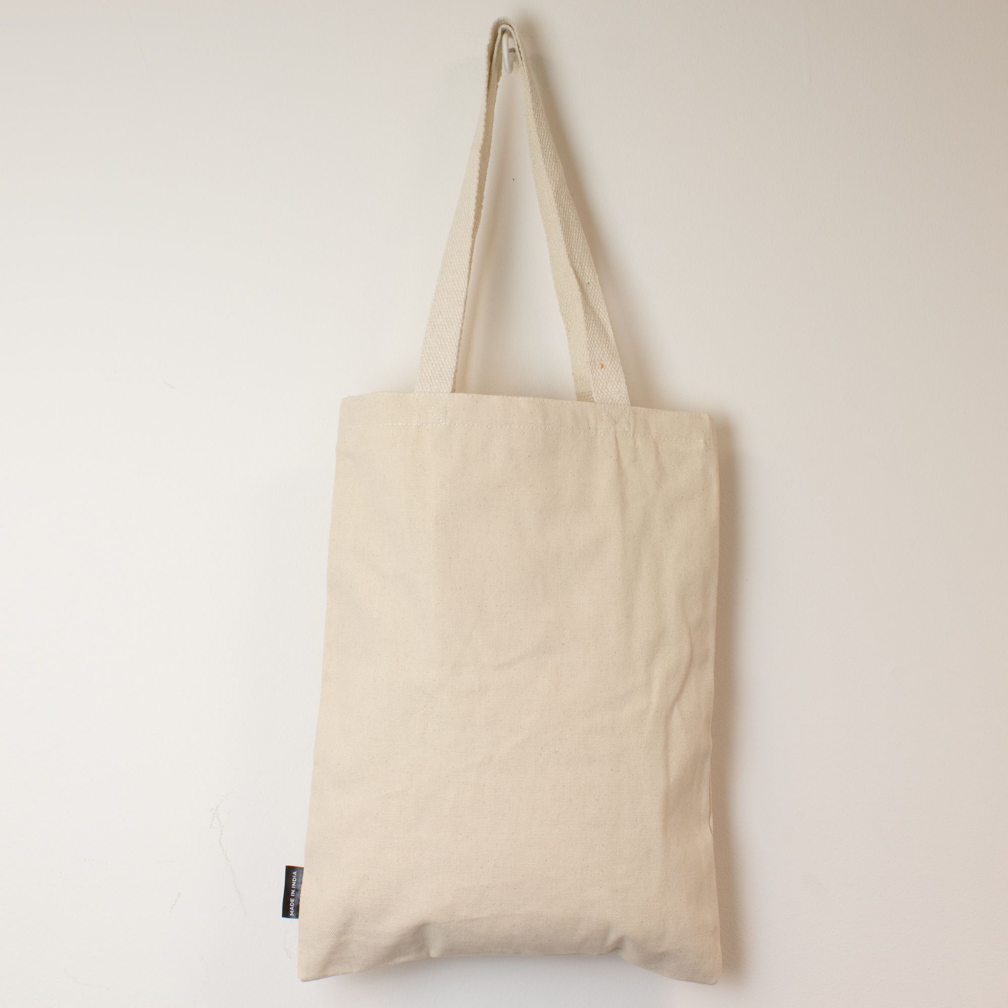 Bolsa Tote em Algodão Nomad Sari Be Kind Natural 41 x 31 cm