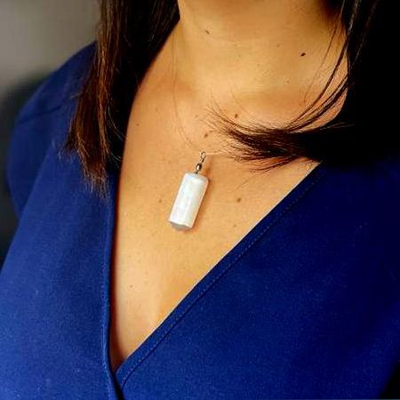 Pendente Oblix de Selenite