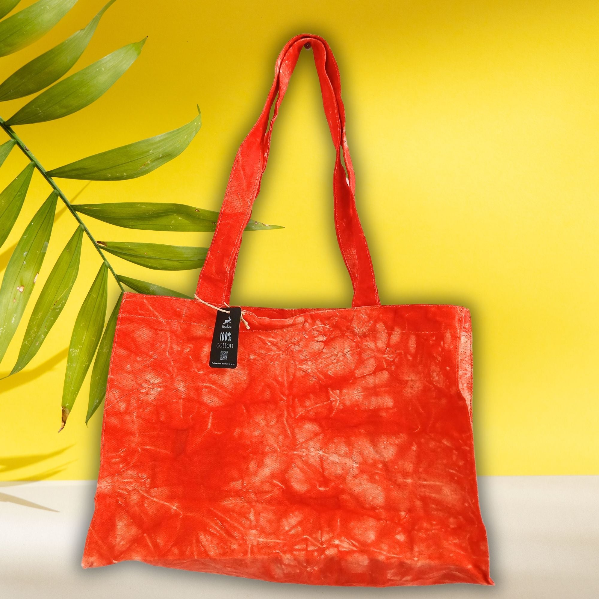 Bolsa de Mão - Efeito Lavado Laranja Deserto
