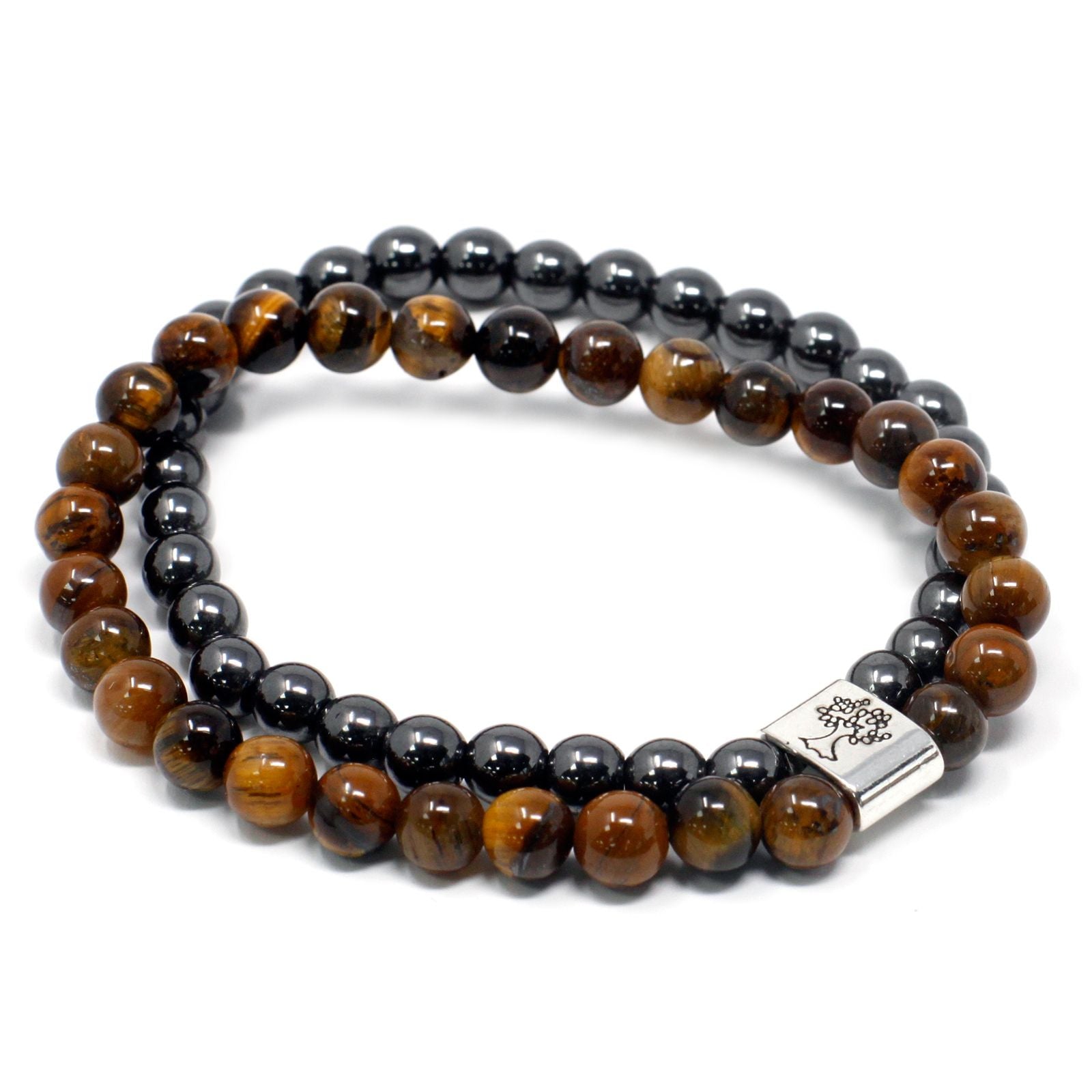 Magnetic Bracelet in Natural Stones – Tiger's Eye