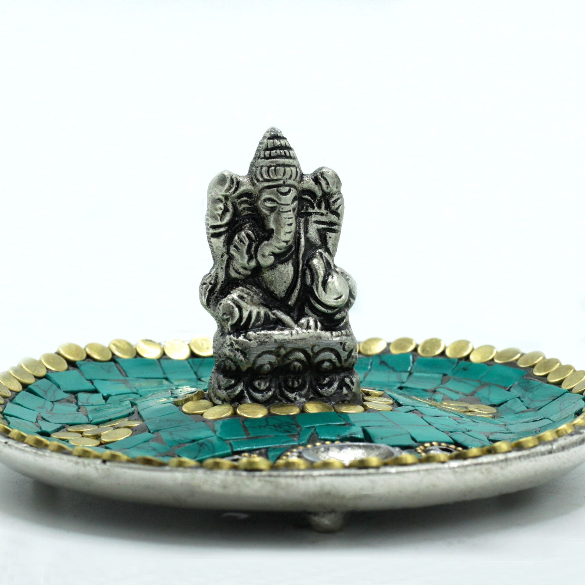 Placa Ganesh Decoração Tibetana para Cones e Varetas