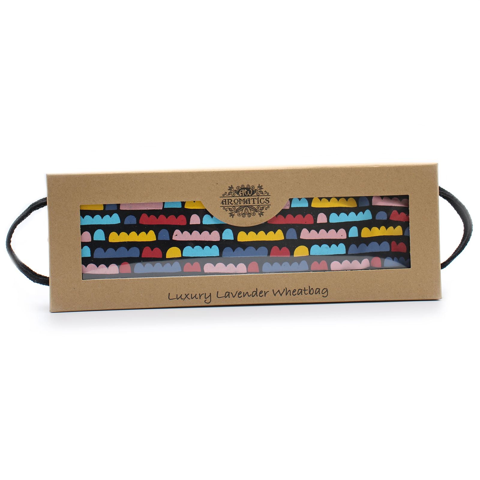 Bolsa de Trigo de Lavanda Premium em Caixa de Presente – Nuvens Arco-Íris