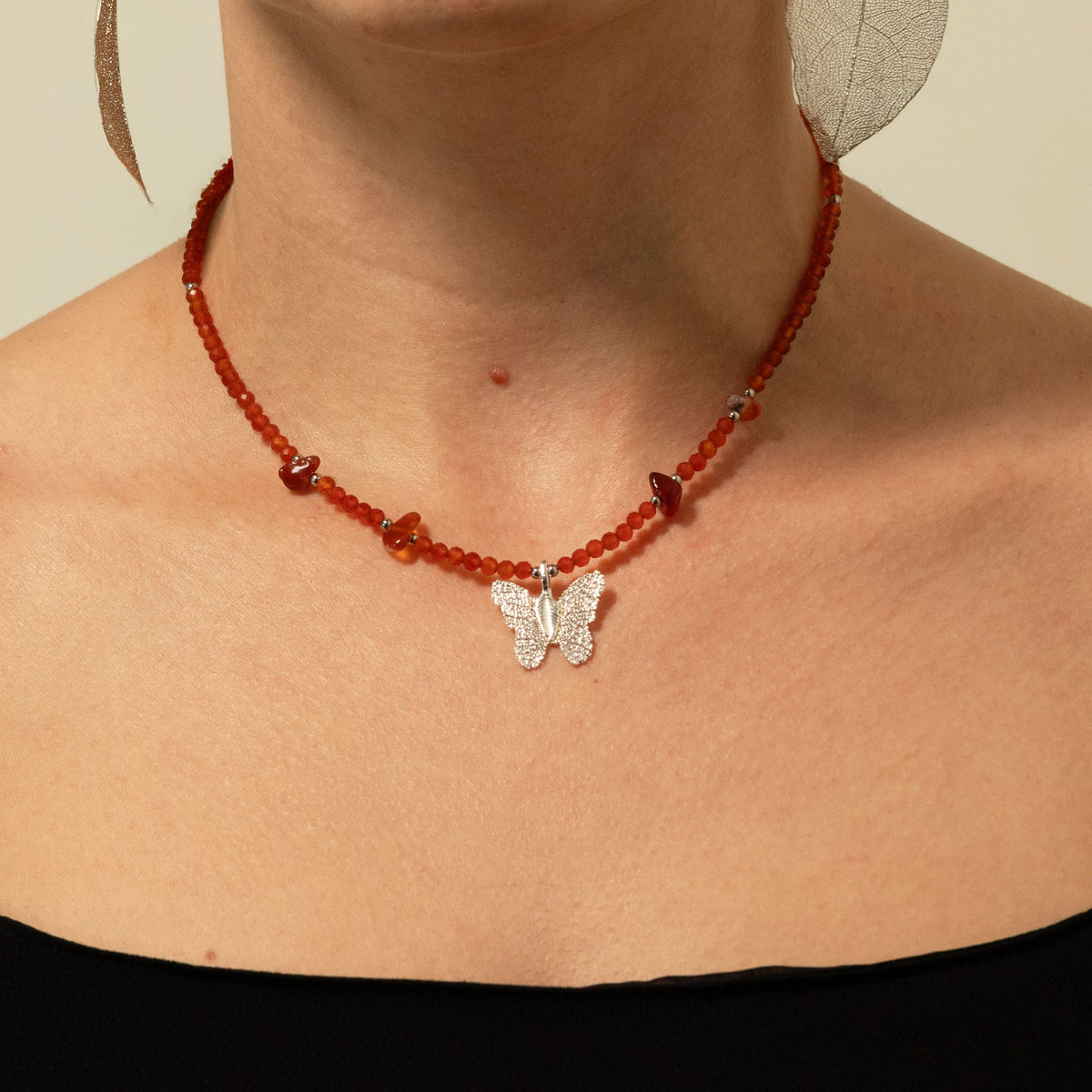 Colar de Pedras Preciosas Nymph Spirit - Lua de Sangue