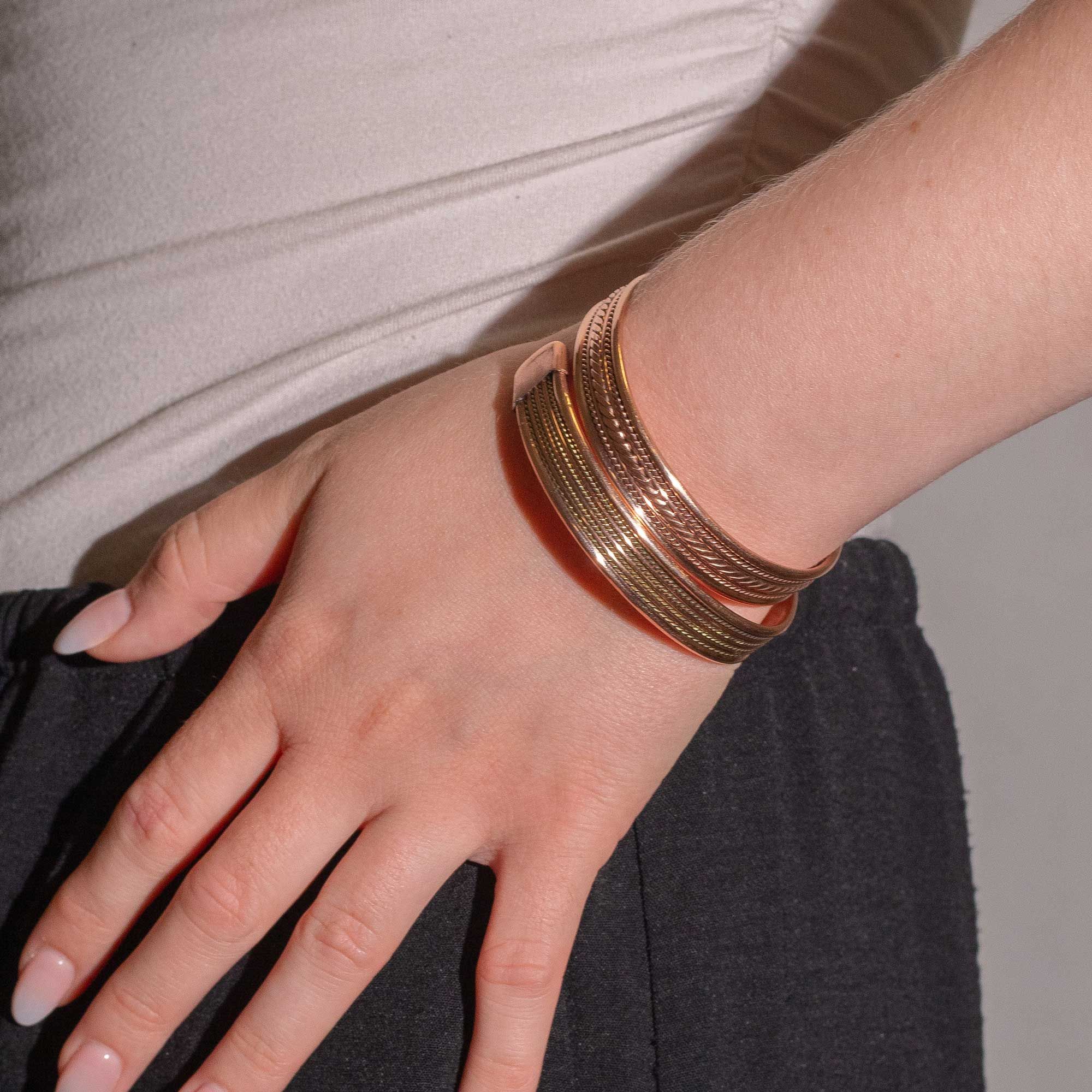 Copper Magnetic Band Bracelets (Assorted)