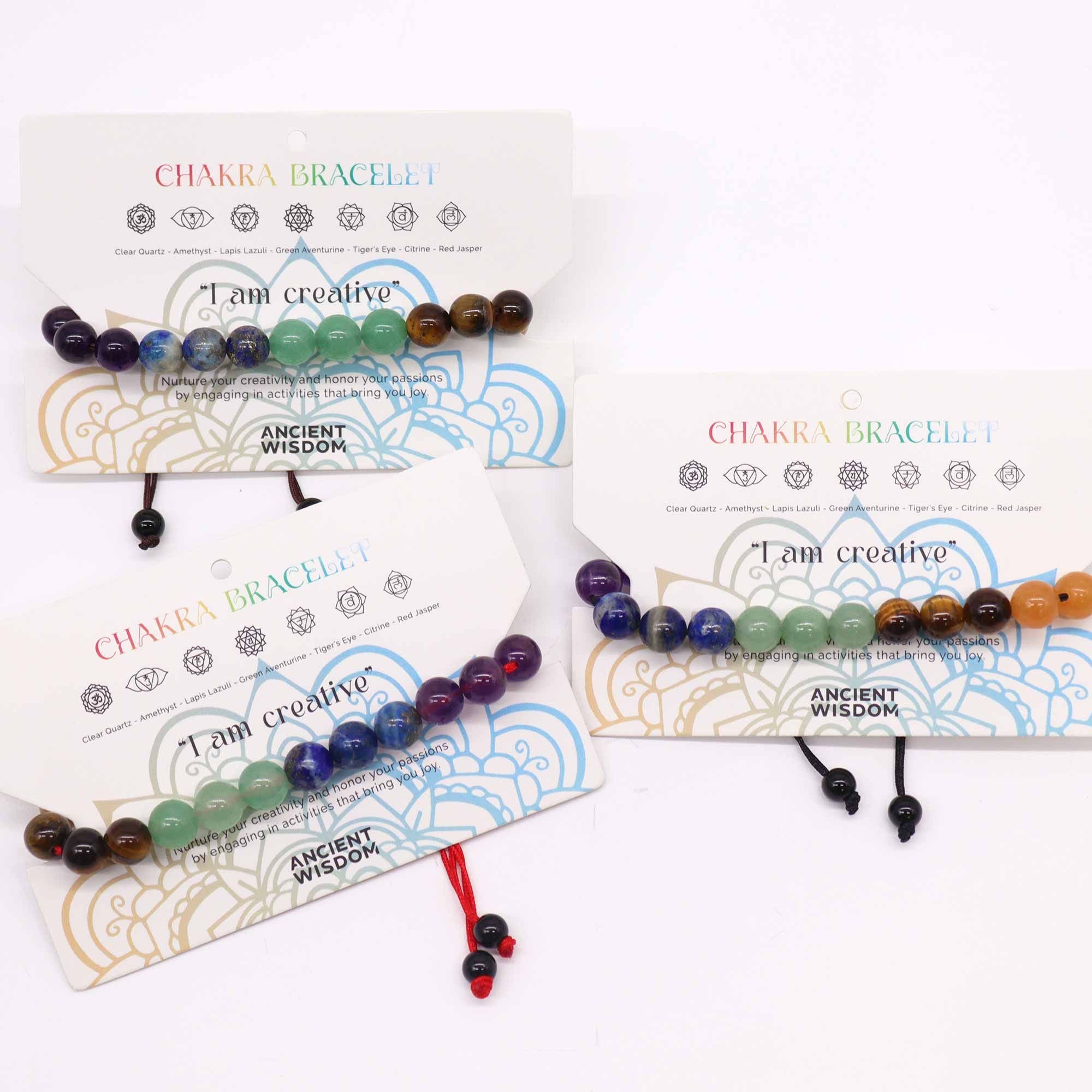 Chakra Bracelets – 21 Stones